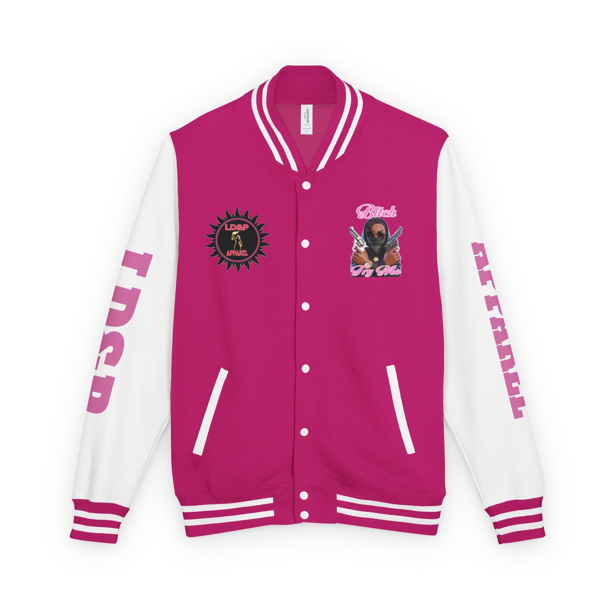 Letterman Jacket - 'Try me' Design