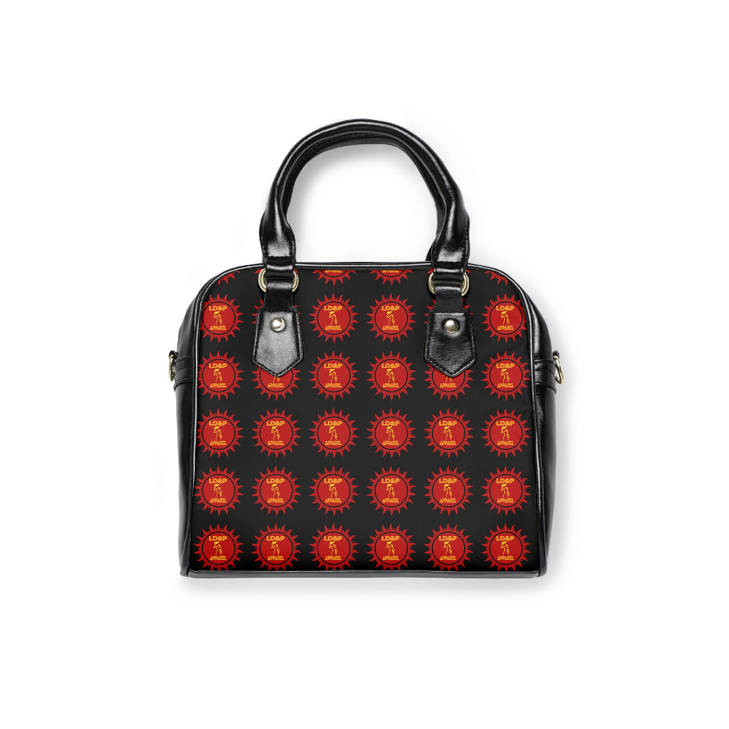 LD&P APPAREL DESIGN Pattern Shoulder Handbag