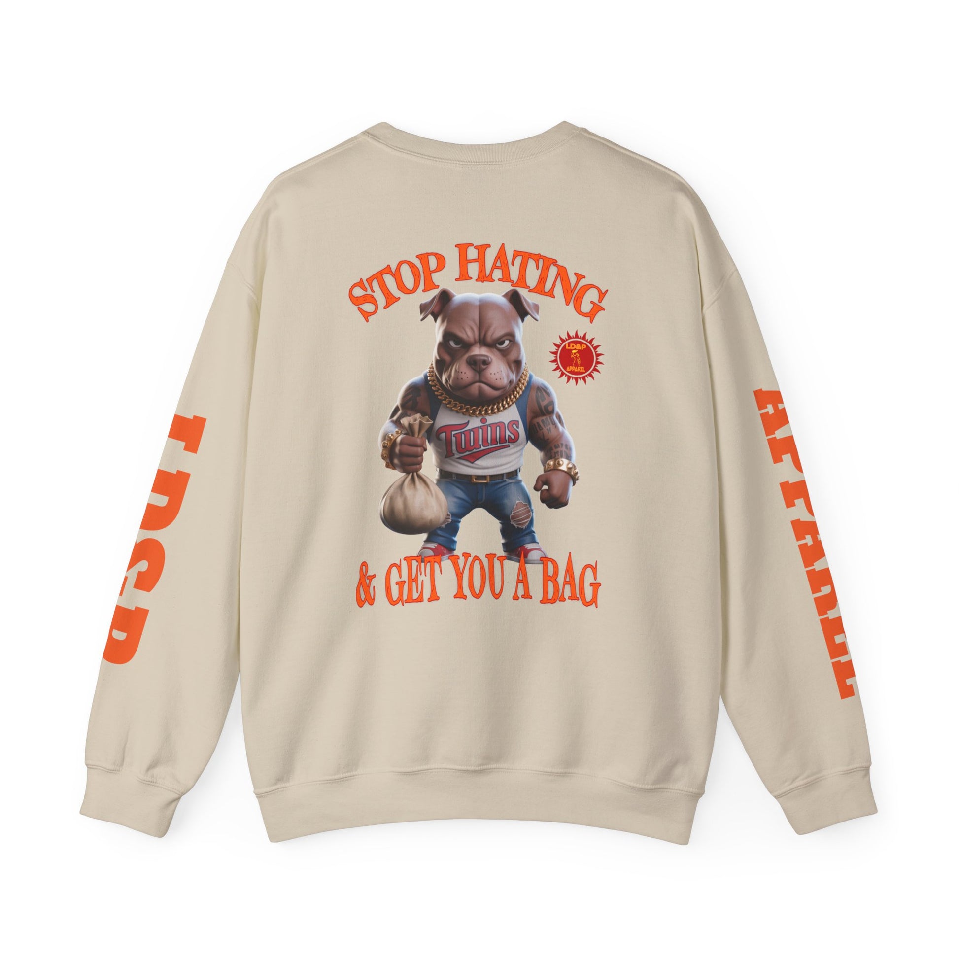 Unisex Sweatshirt Stop Hating LD&P Apparel Design