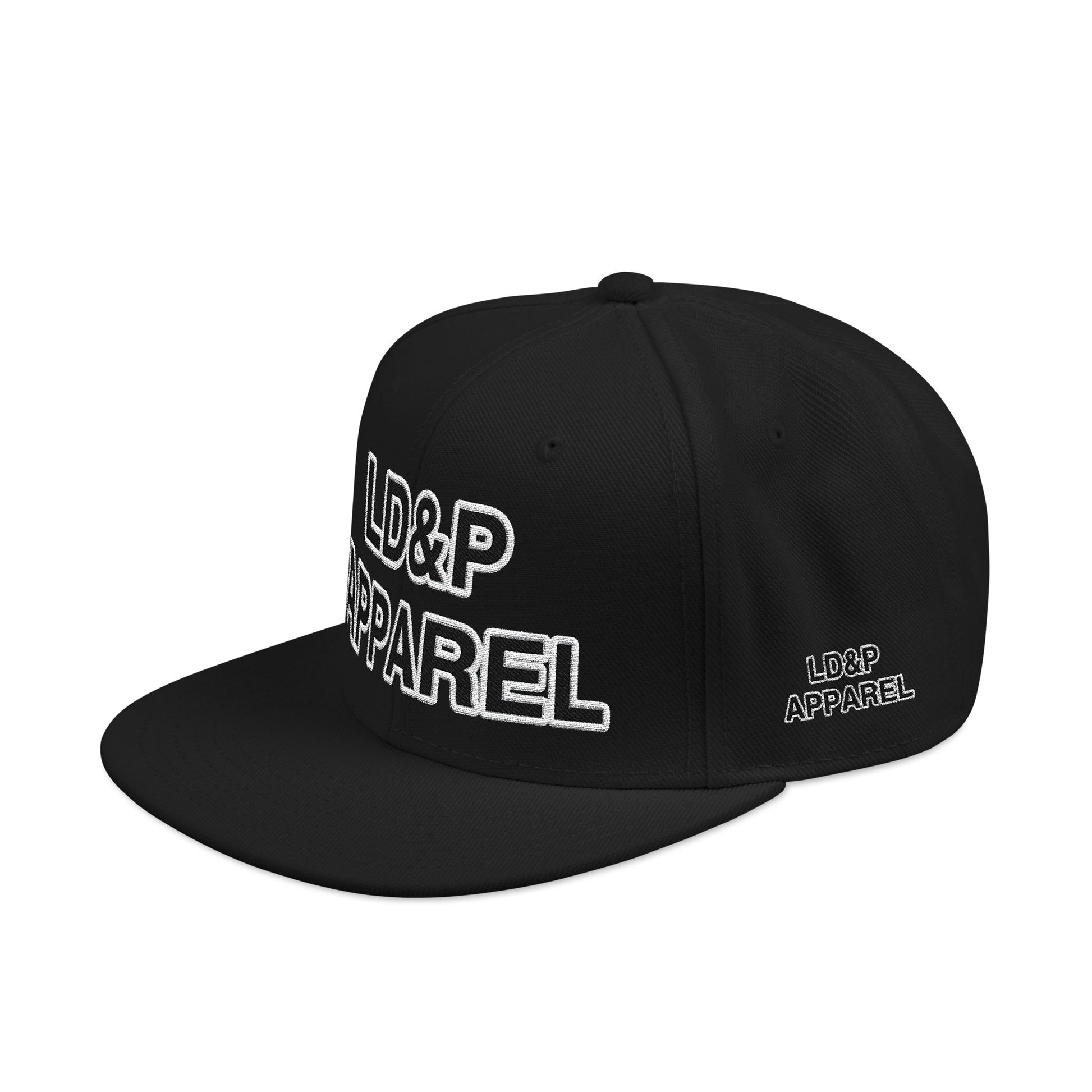 Embroidered Snapback Cap - LD&P Apparel Design