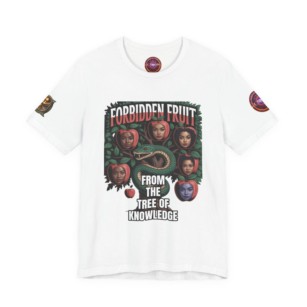 Short Sleeve Tee - Tree of Knowledge Forbidden Fruit Design