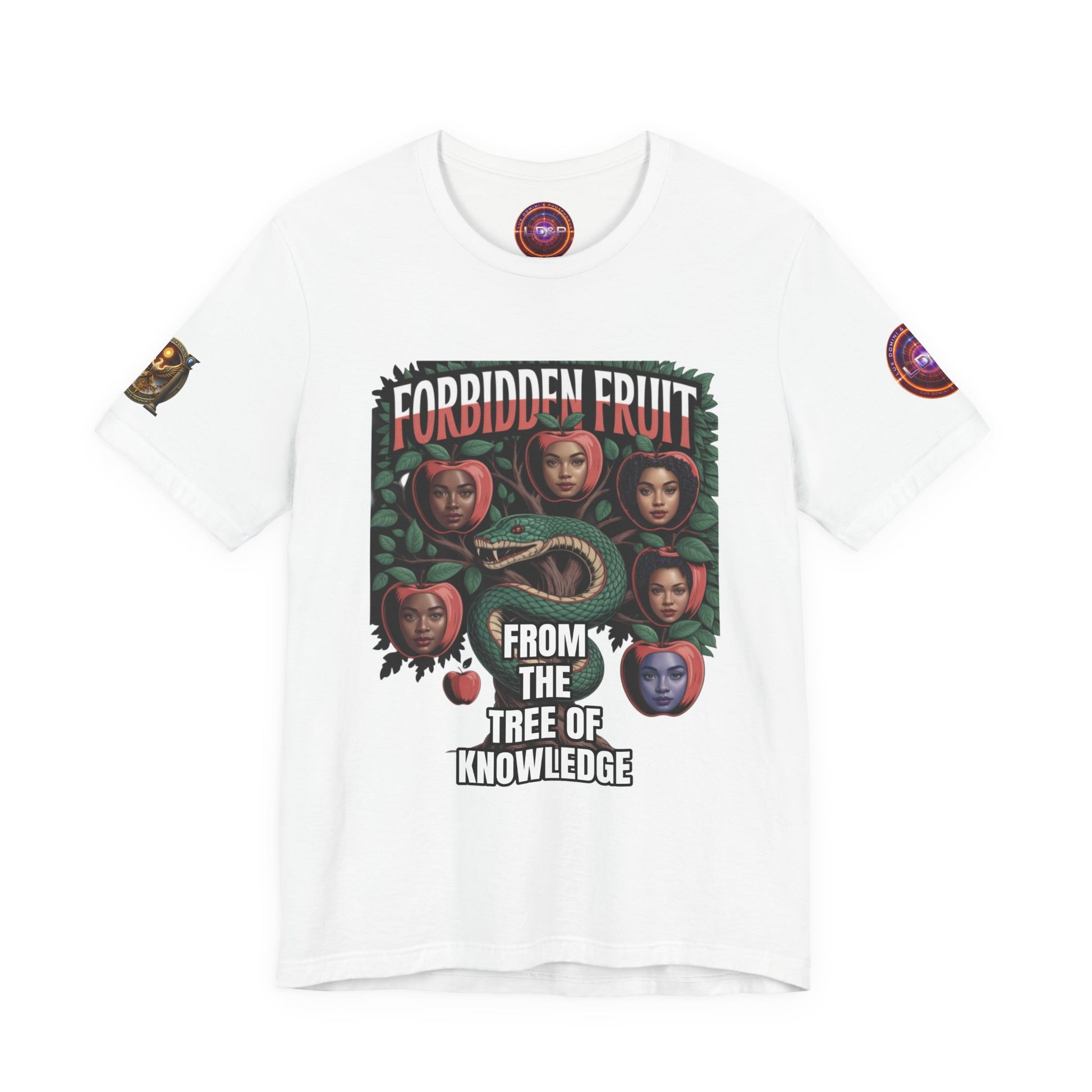 Short Sleeve Tee - Tree of Knowledge Forbidden Fruit Design