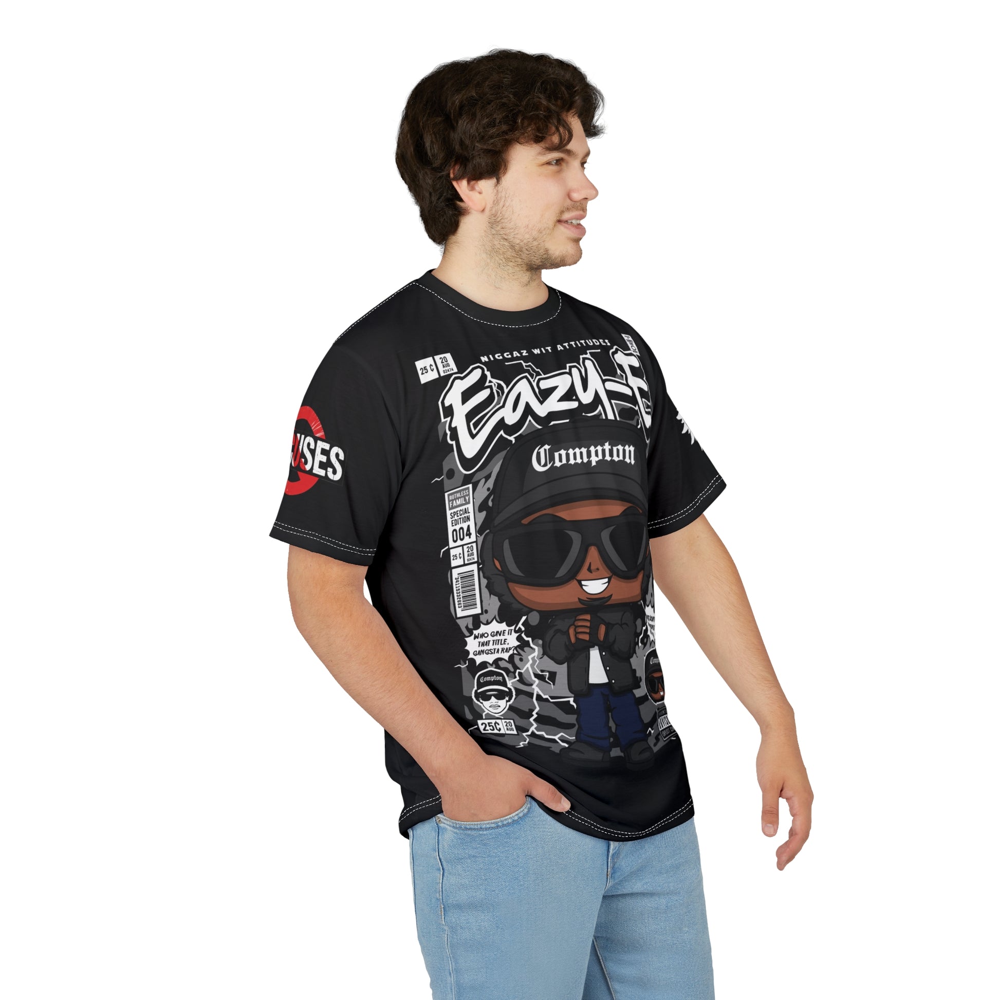 Eazy-E Compton Cartoon Tee LD&P APPAREL Black