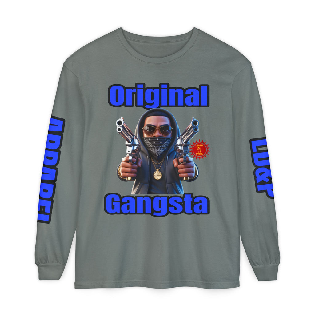 Long Sleeve T-Shirt Original Gangsta LD&amp;P Apparel Design