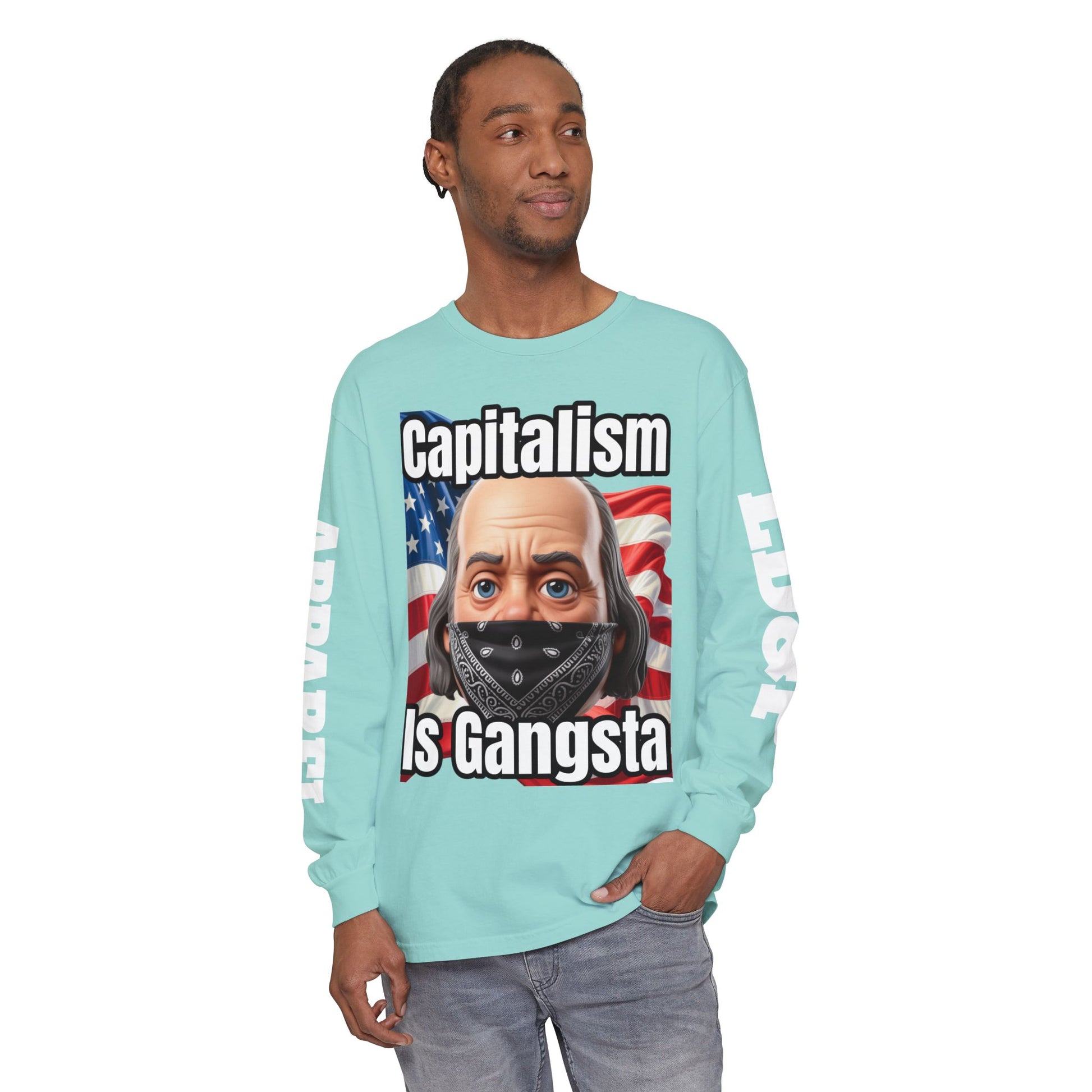 Capitalism is Gangsta Long Sleeve T-Shirt