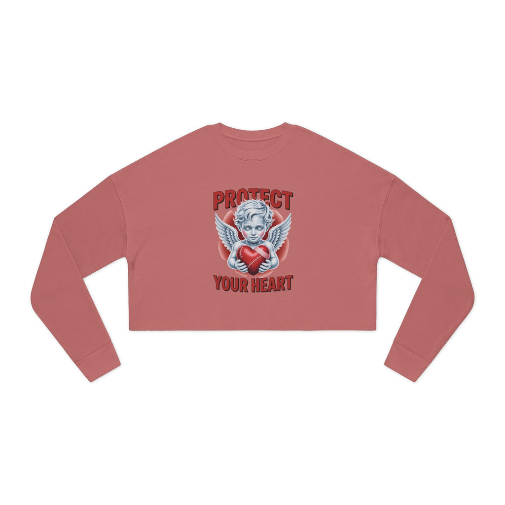 Cropped Sweatshirt - Protect Your Heart Design
