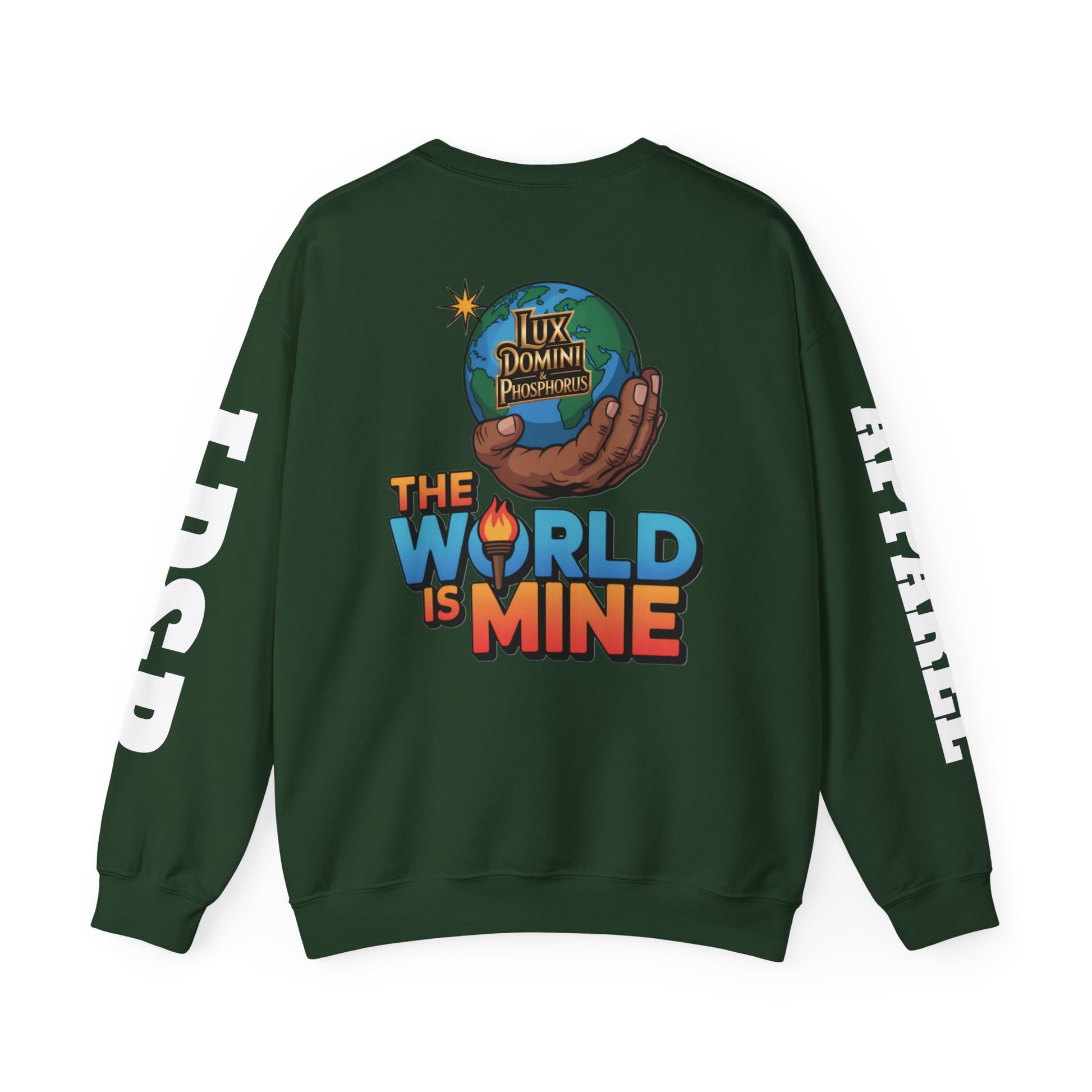 Graphic Sweatshirt - The World Is Mine LD&P APPAREL Design