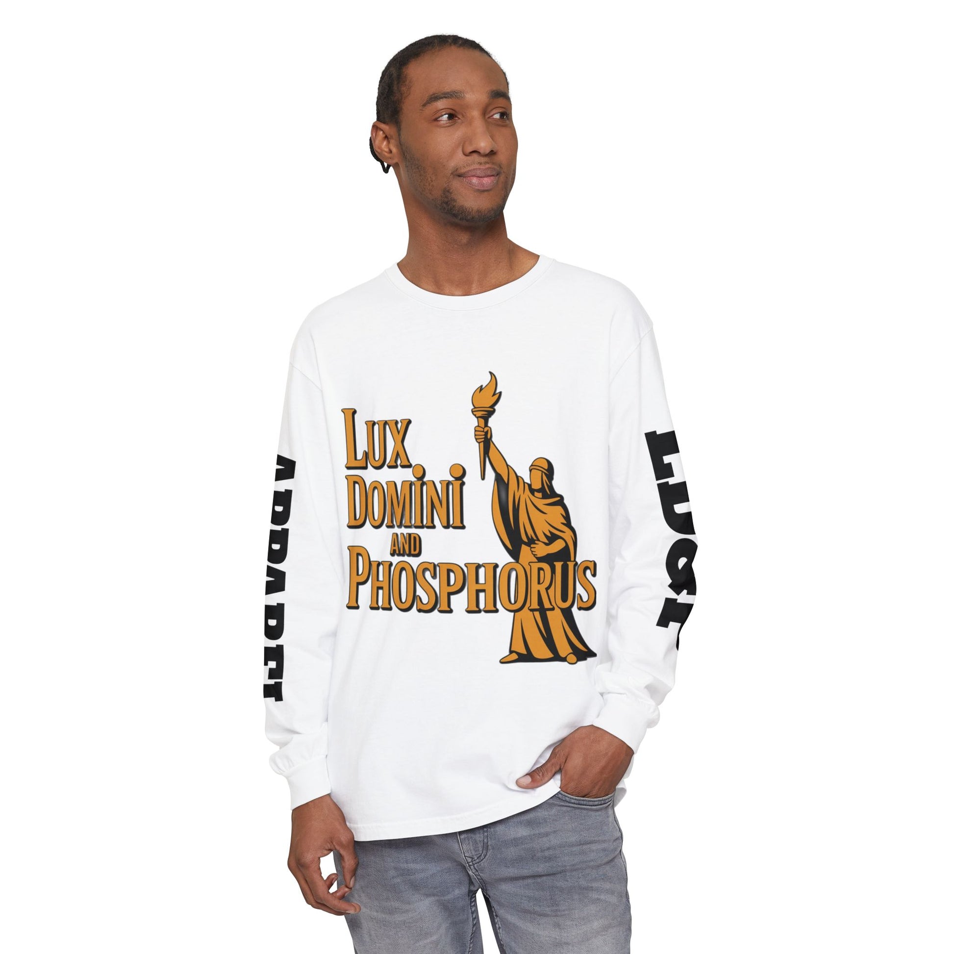 Long Sleeve T-Shirt Lux Domini and Phosphorus LD&P Apparel Design