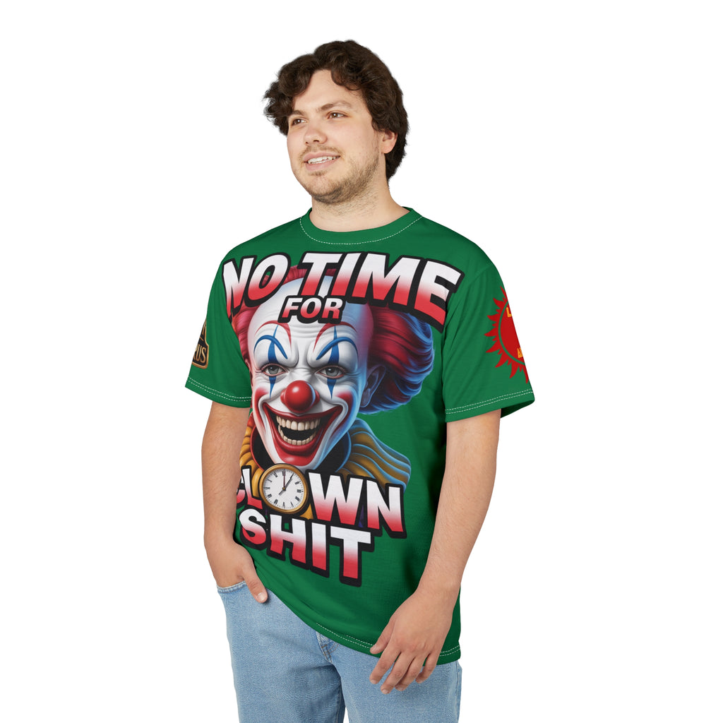 T-Shirt No Time For Clowns Unisex green