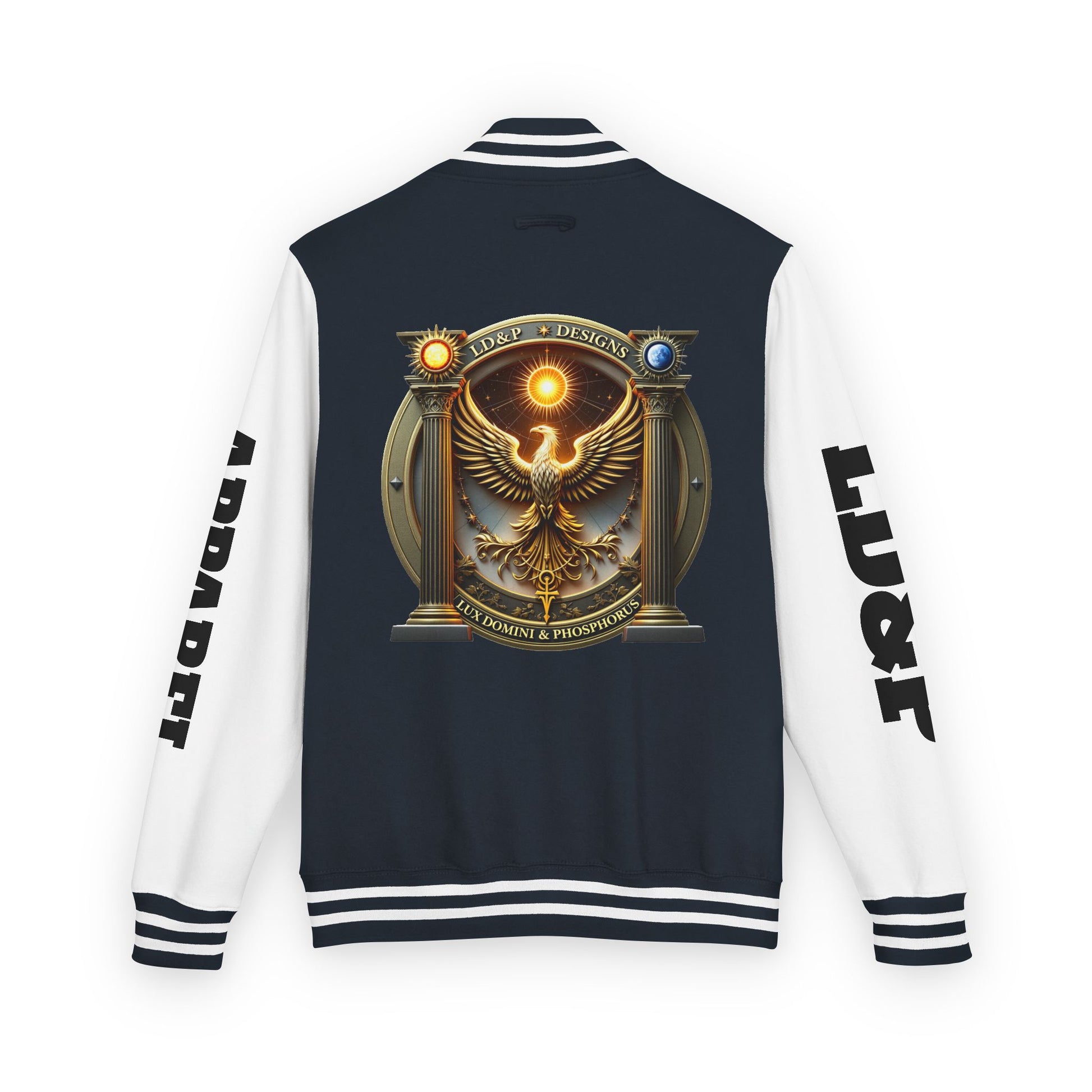 Letterman Jacket LD&P APPAREL Logo Design