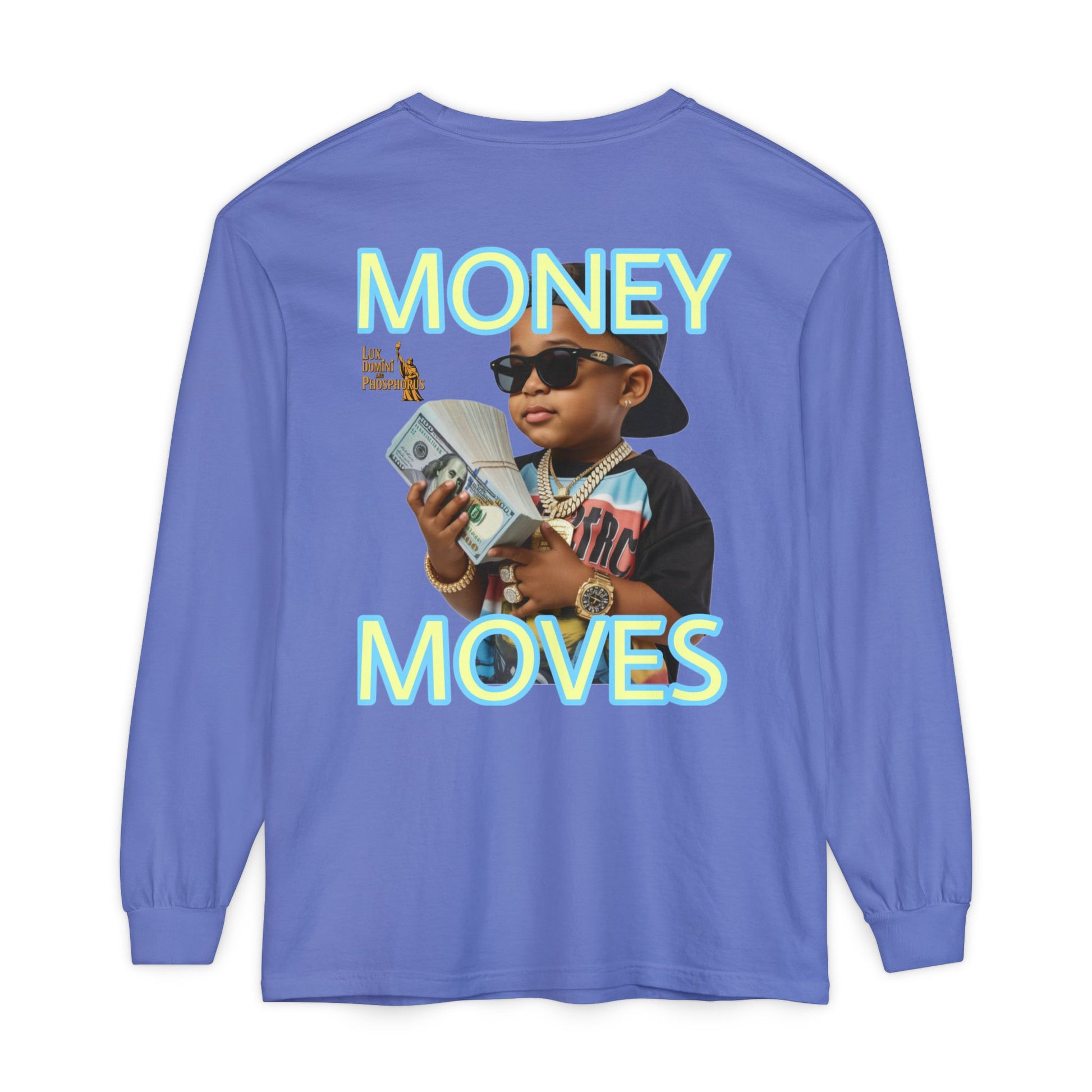 Long Sleeve T-Shirt - Money Moves LD&P APPAREL