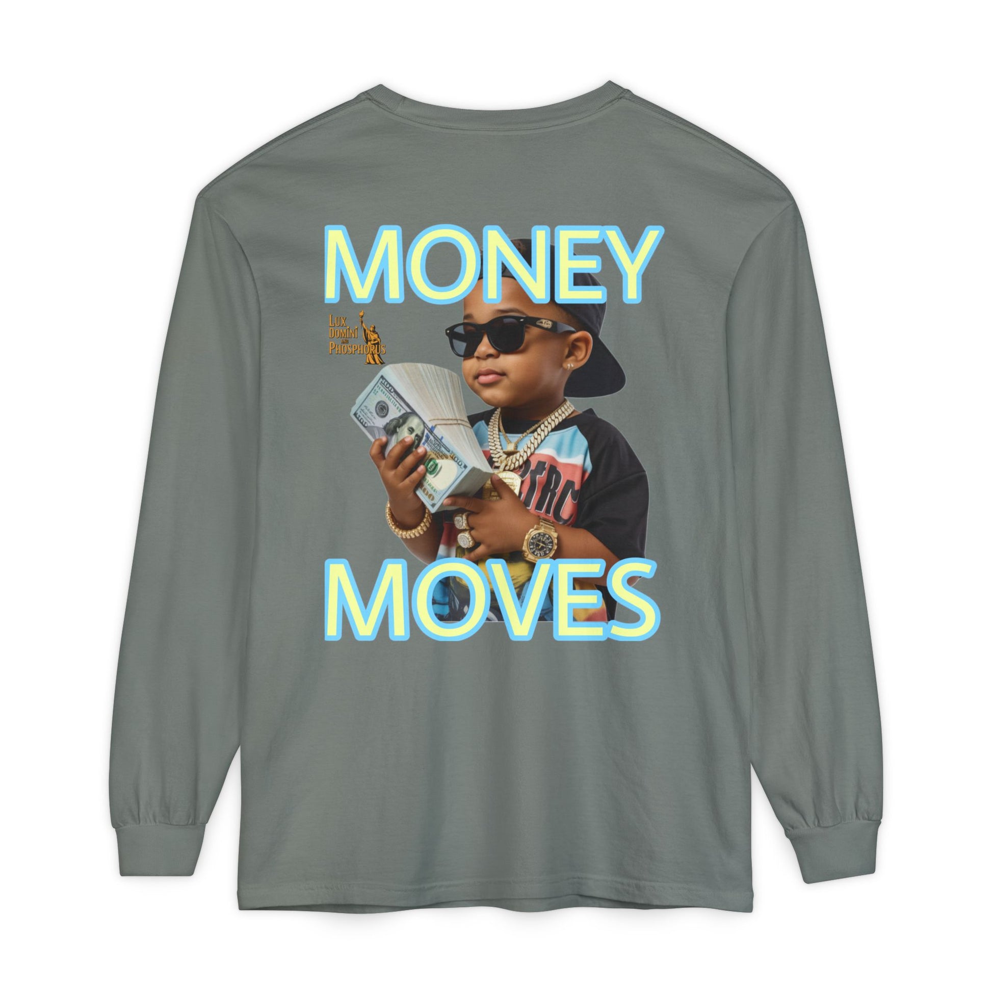 Long Sleeve T-Shirt - Money Moves LD&P APPAREL