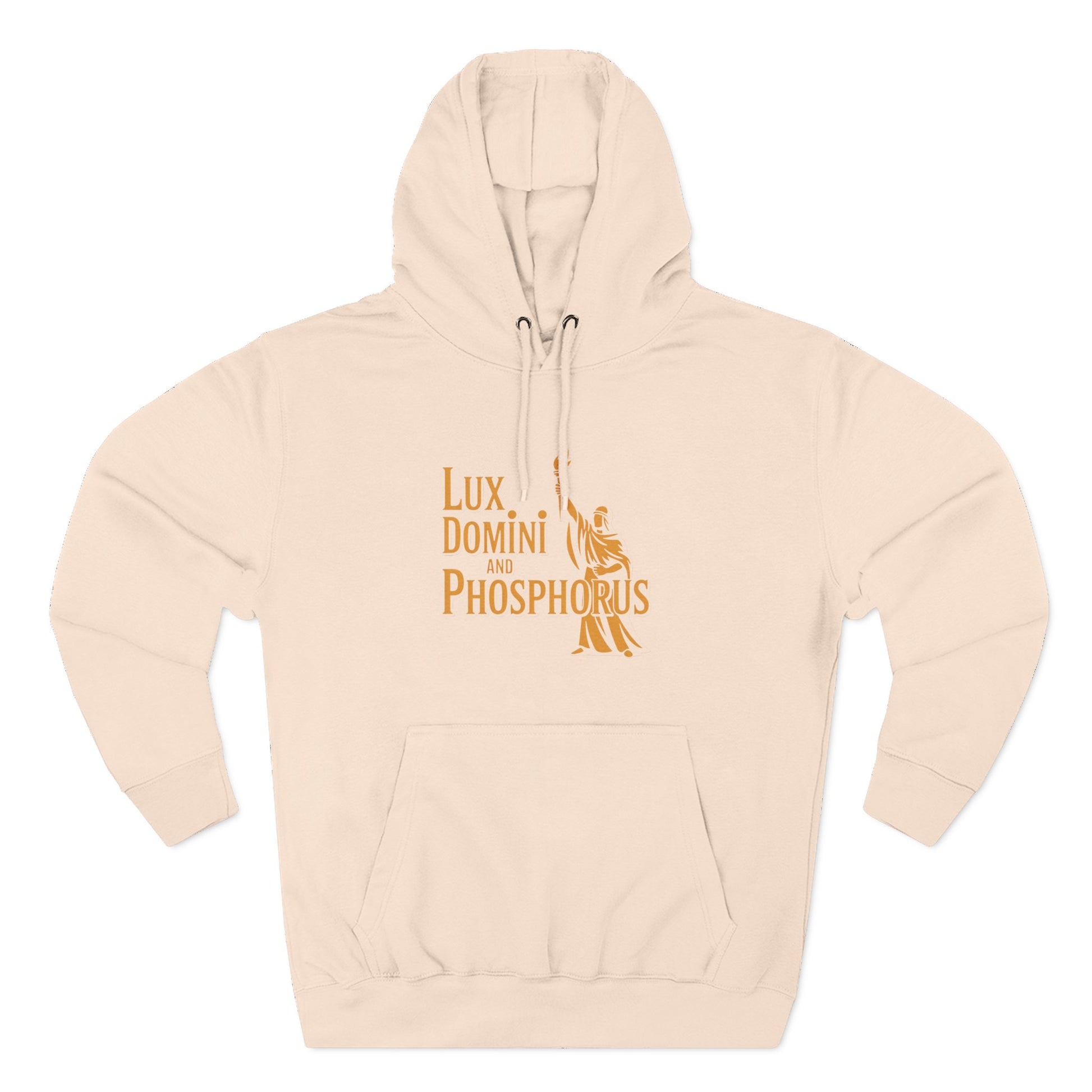 Fleece Hoodie Lux Domini and Phosphorus Apparel Design