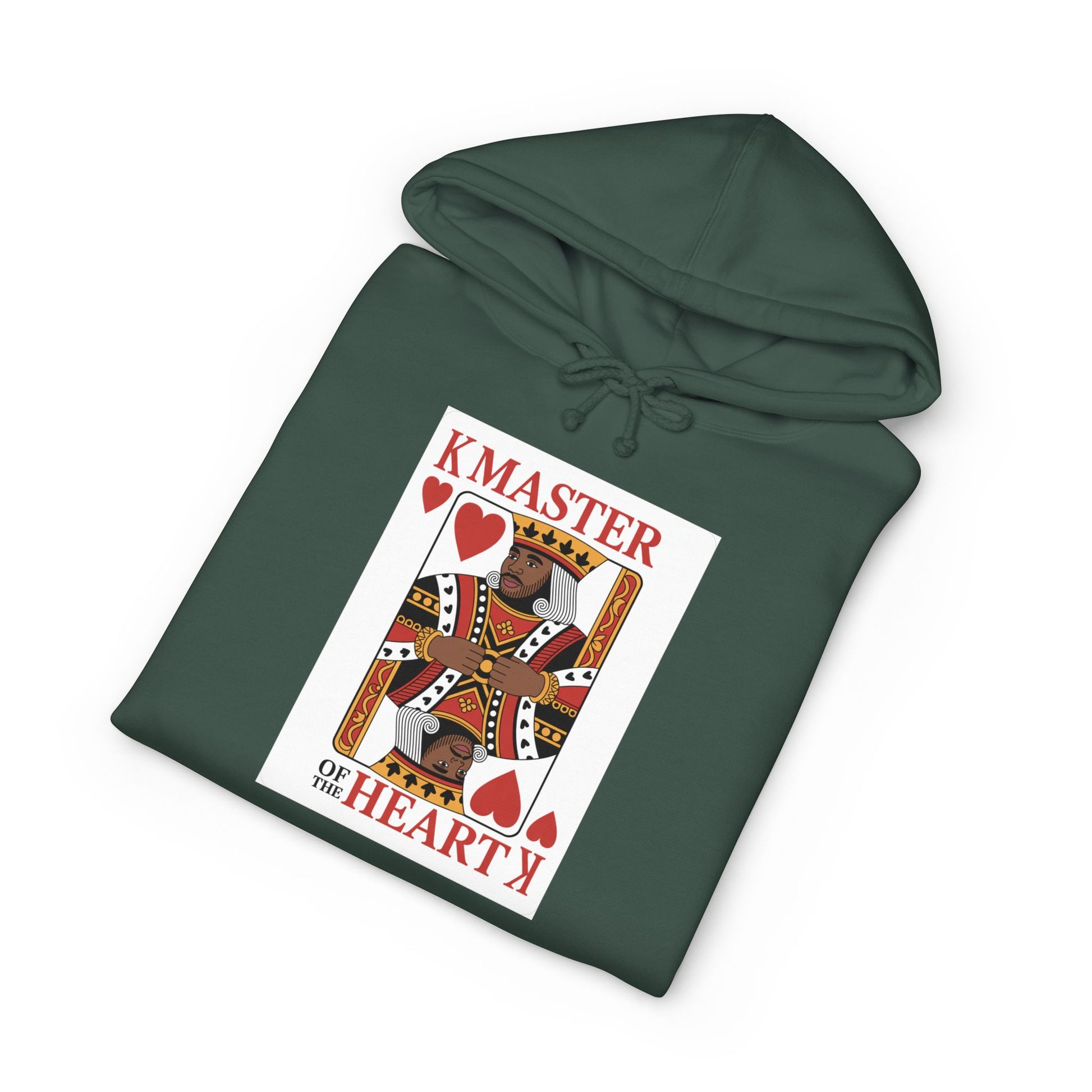King Of Hearts  Heavyweight Hooded Sweatshirt