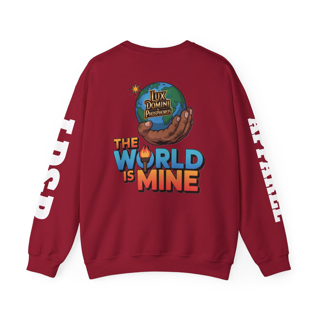 Graphic Sweatshirt - The World Is Mine LD&P APPAREL Design