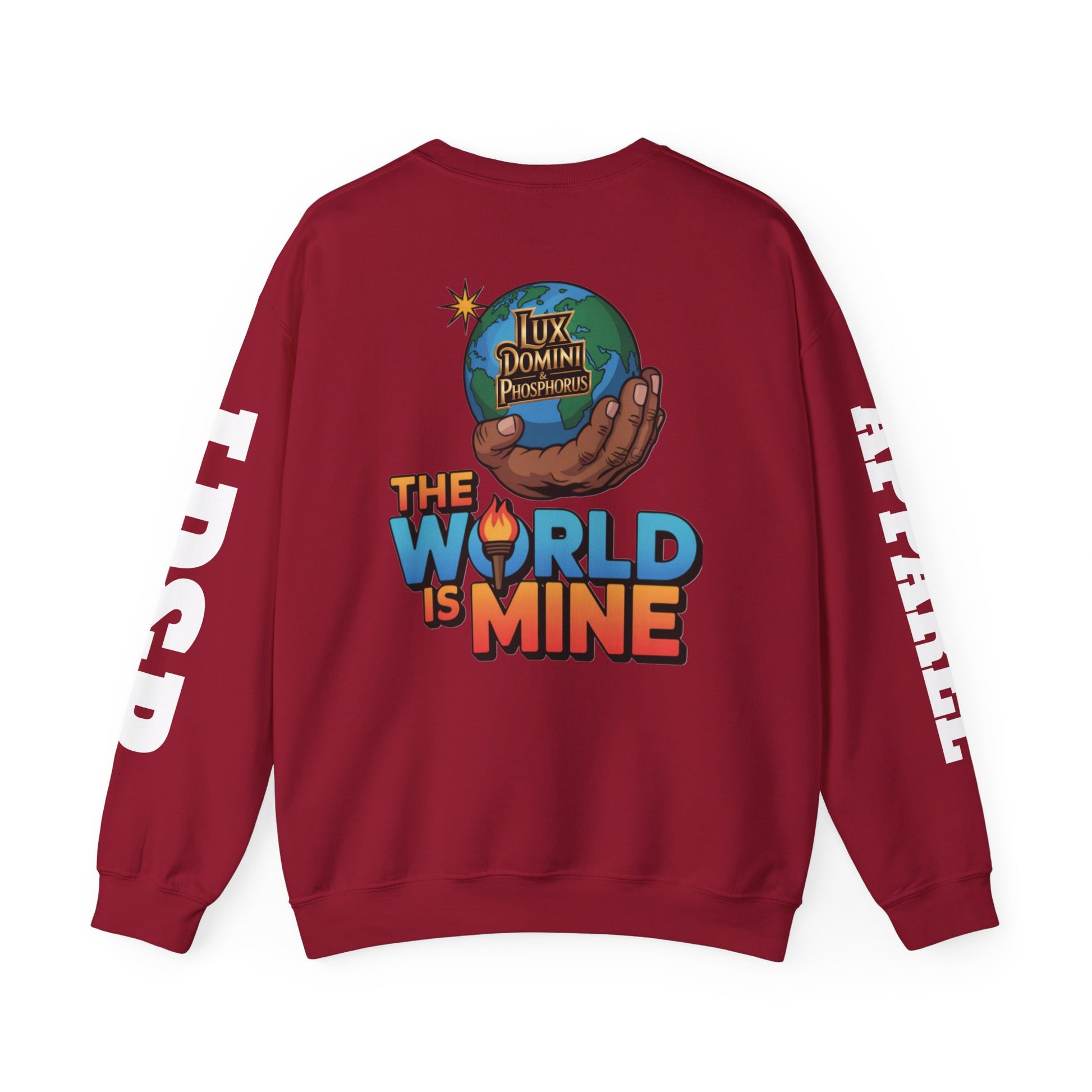Graphic Sweatshirt - The World Is Mine LD&P APPAREL Design