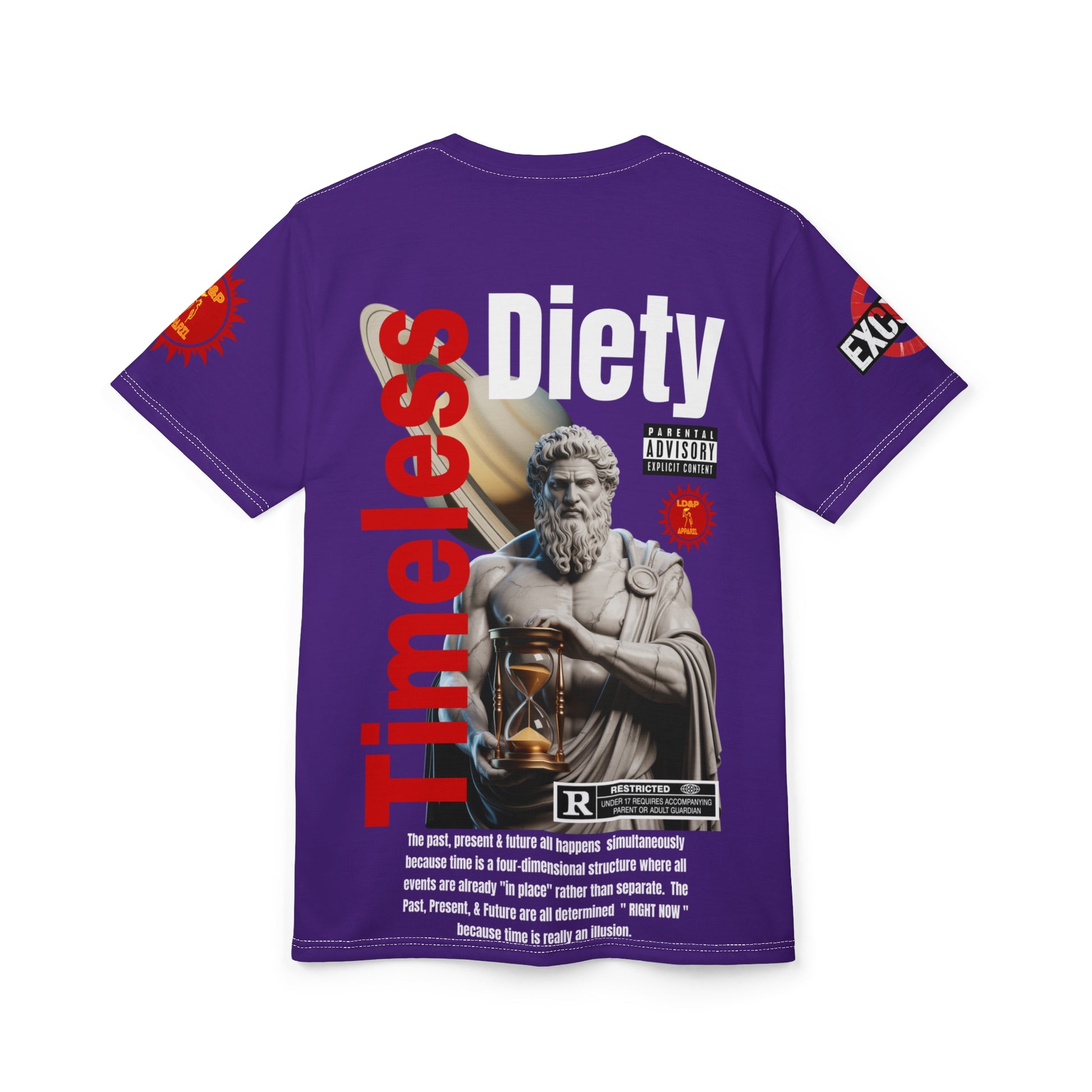 Timeless Diety Graphic Tee LD&P APPAREL Purple
