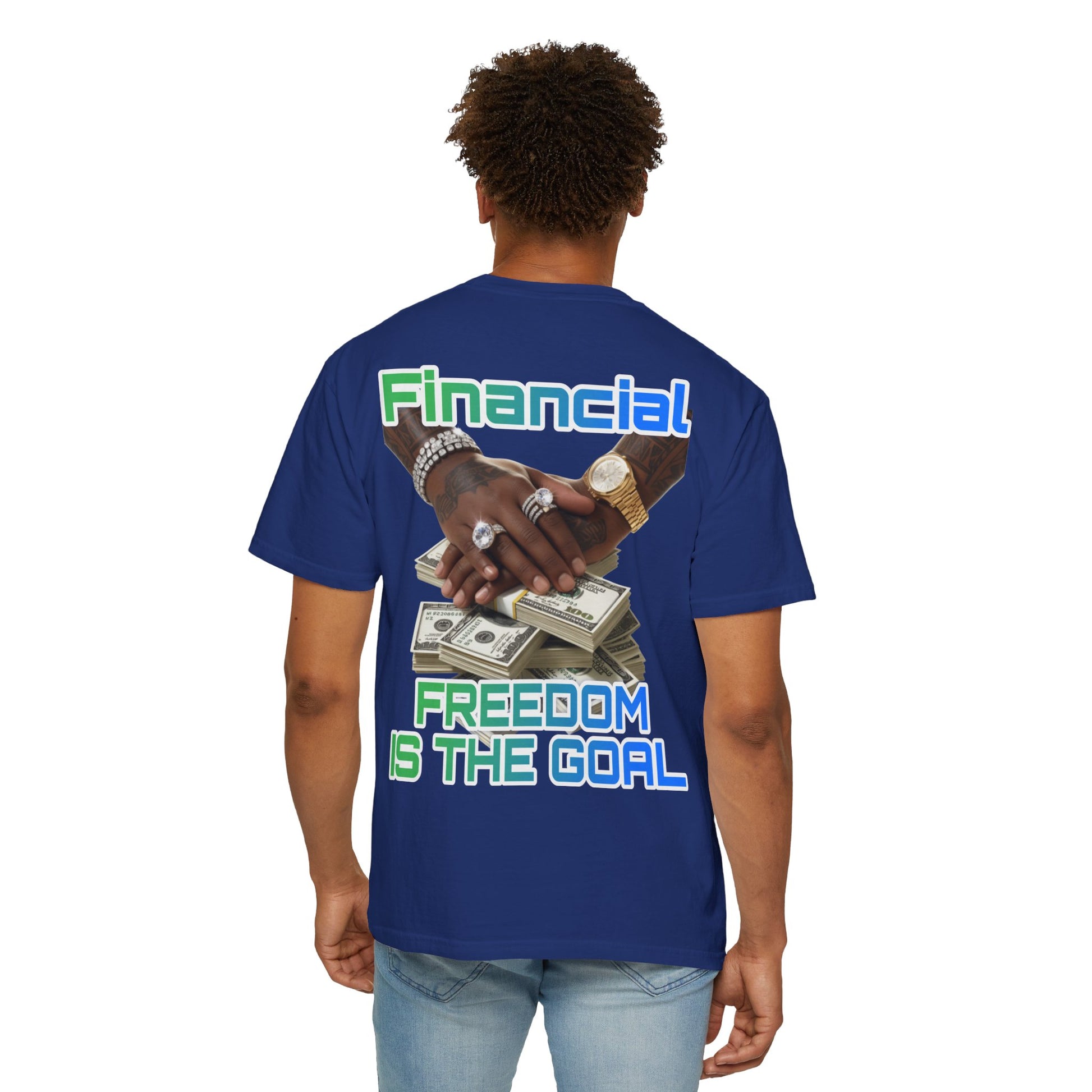 Financial Freedom Unisex T-shirt - 'Financial Freedom is The Goal' Design