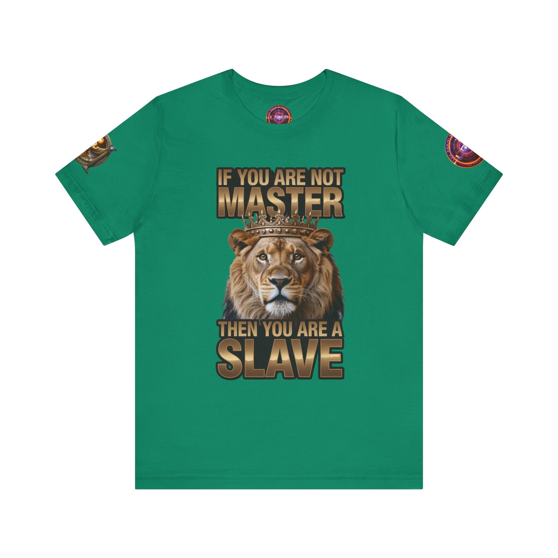 T-Shirt Master or slave LD&amp;P APPAREL Design Unisex Jersey Short Sleeve Tee