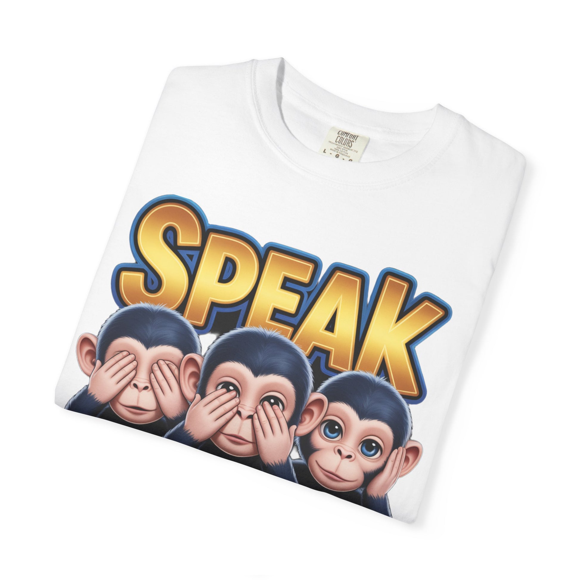 Graphic T-Shirt Speak See Hear No Evil design #2