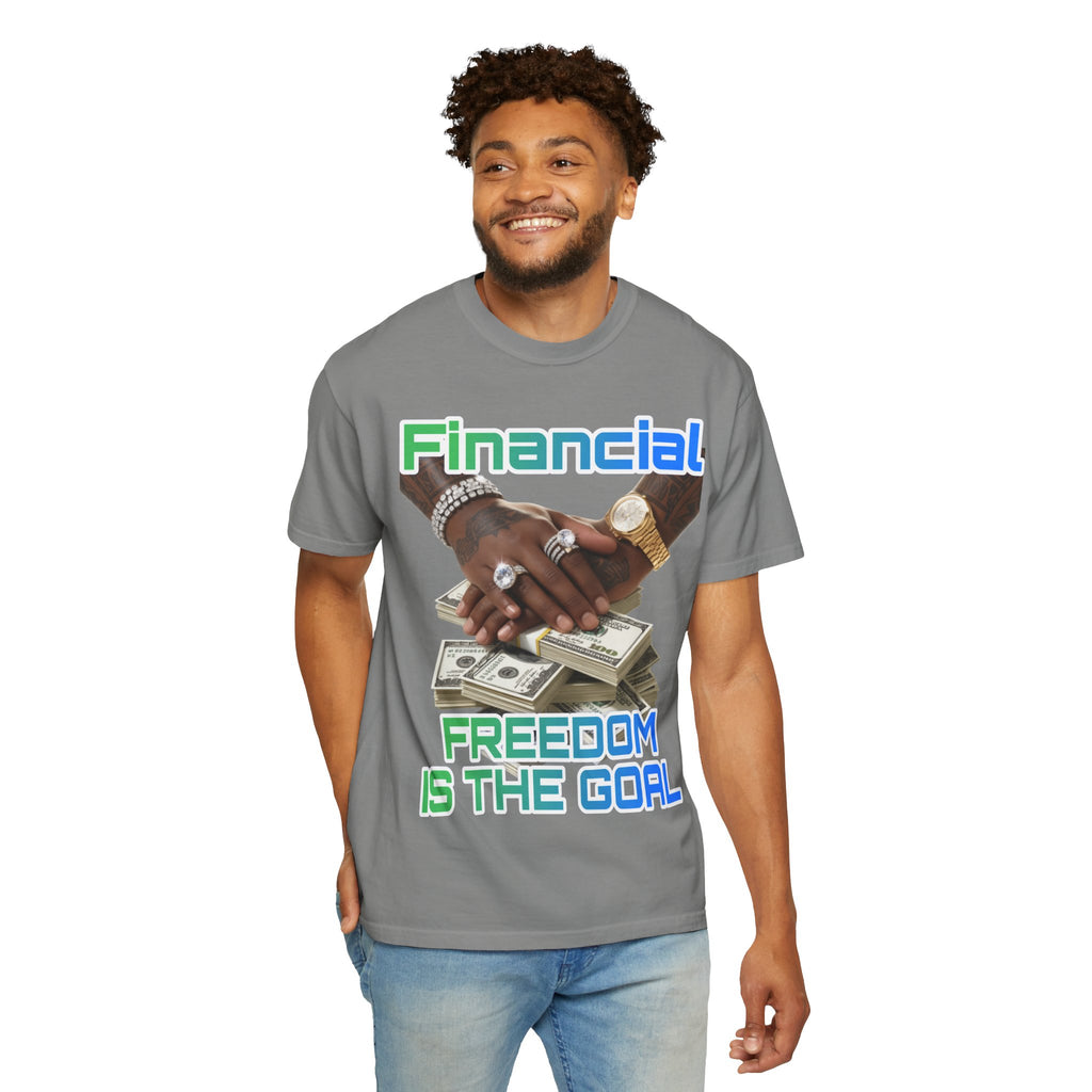 Financial Freedom Unisex T-shirt - 'Financial Freedom is The Goal' Design