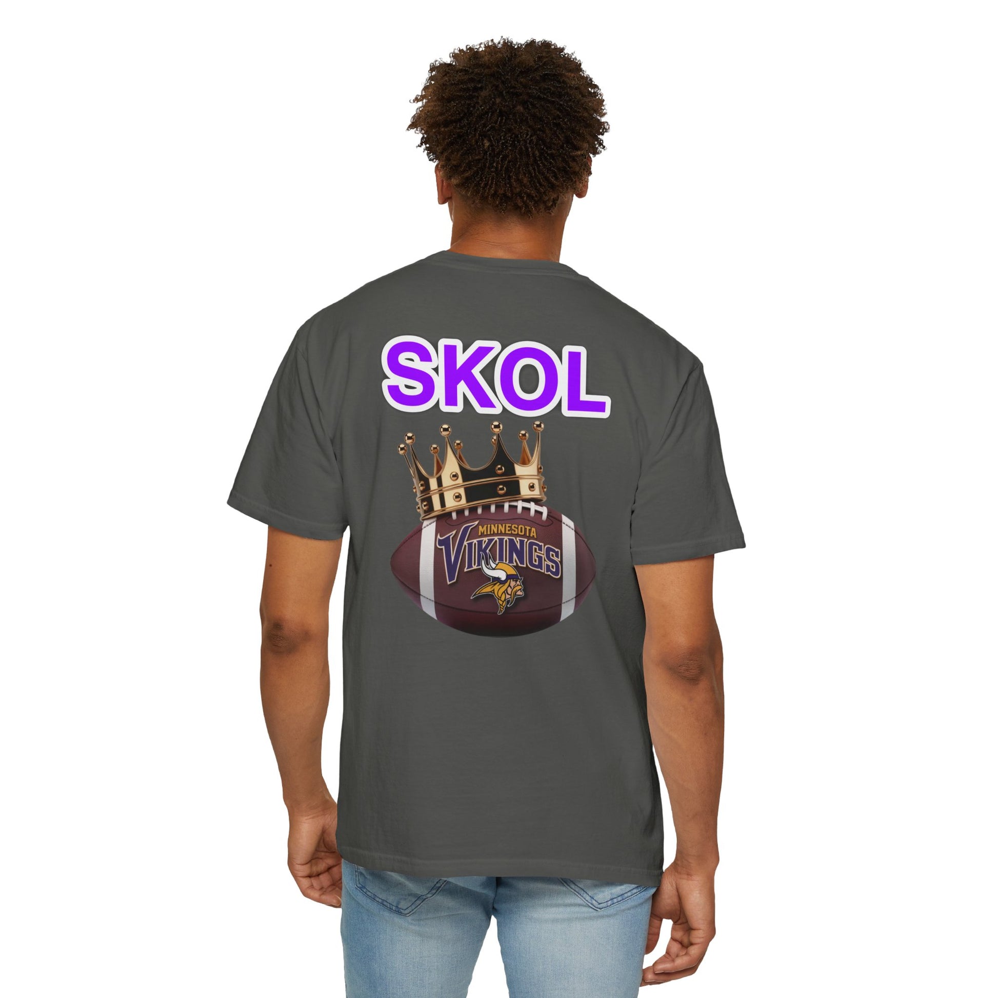 T-Shirt - Minnesota Vikings SKOL Unisex Garment-Dyed Tee