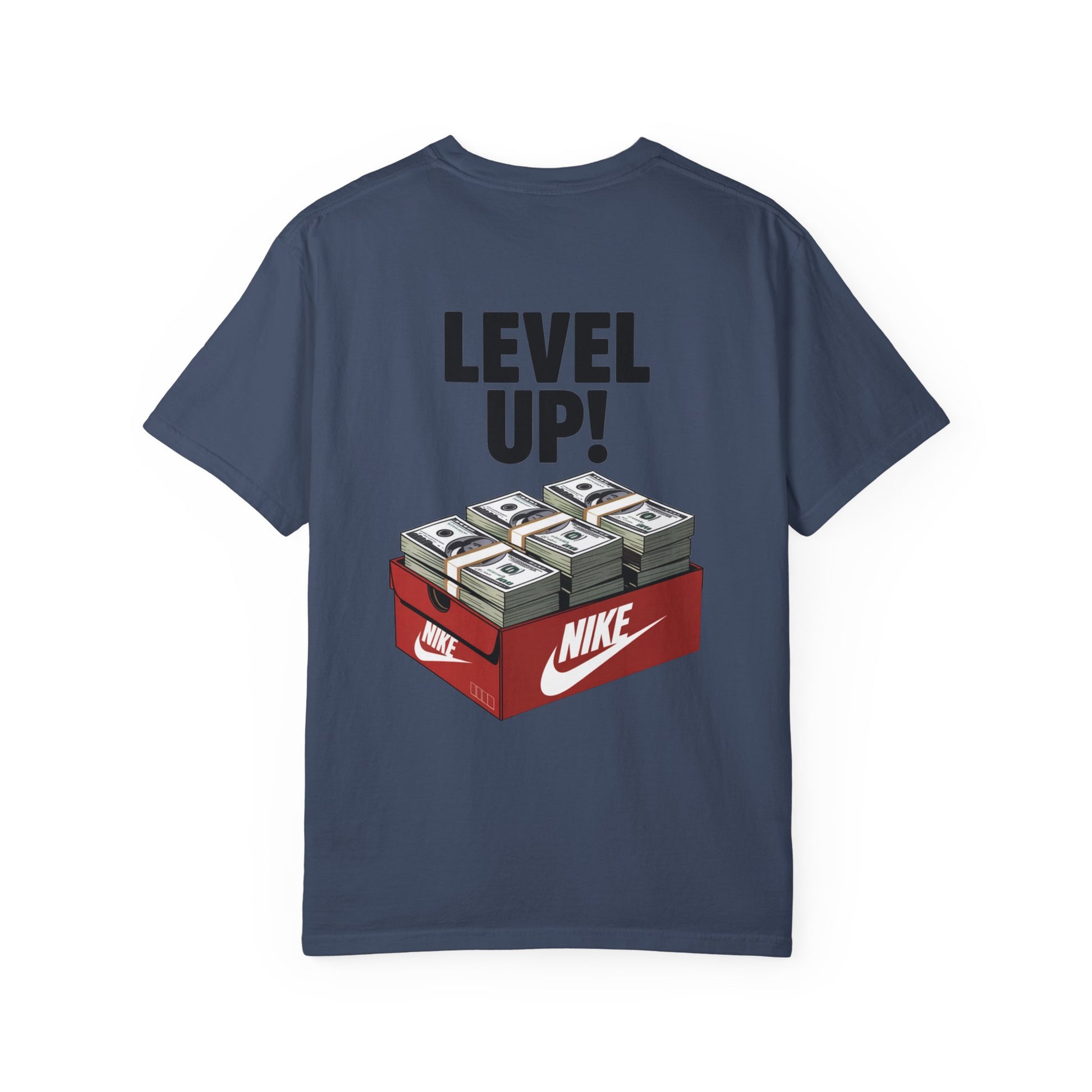 Garment-Dyed T-shirt Level Up Design