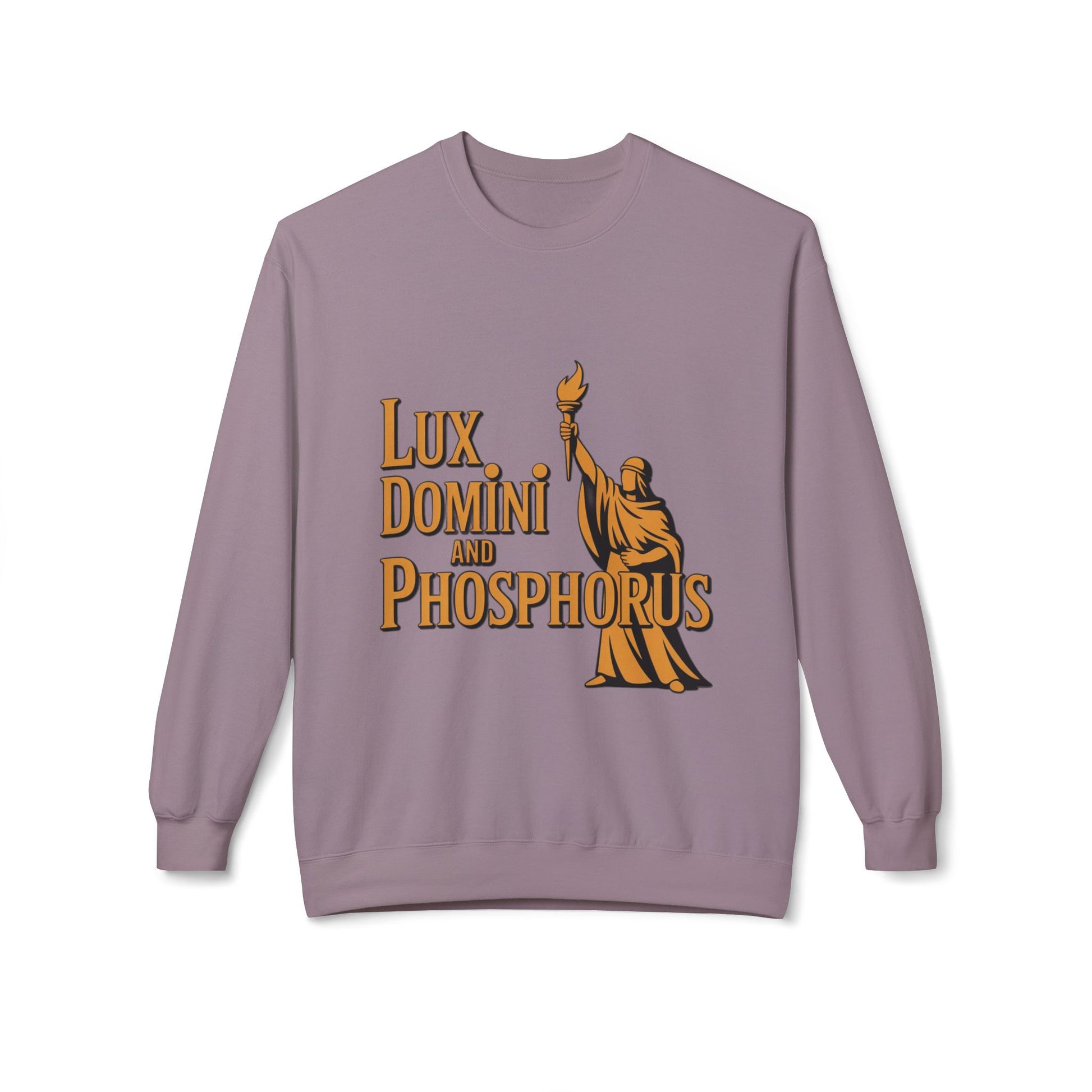 "Lux Domini and Phosphorus" crew-neck sweatshirt
