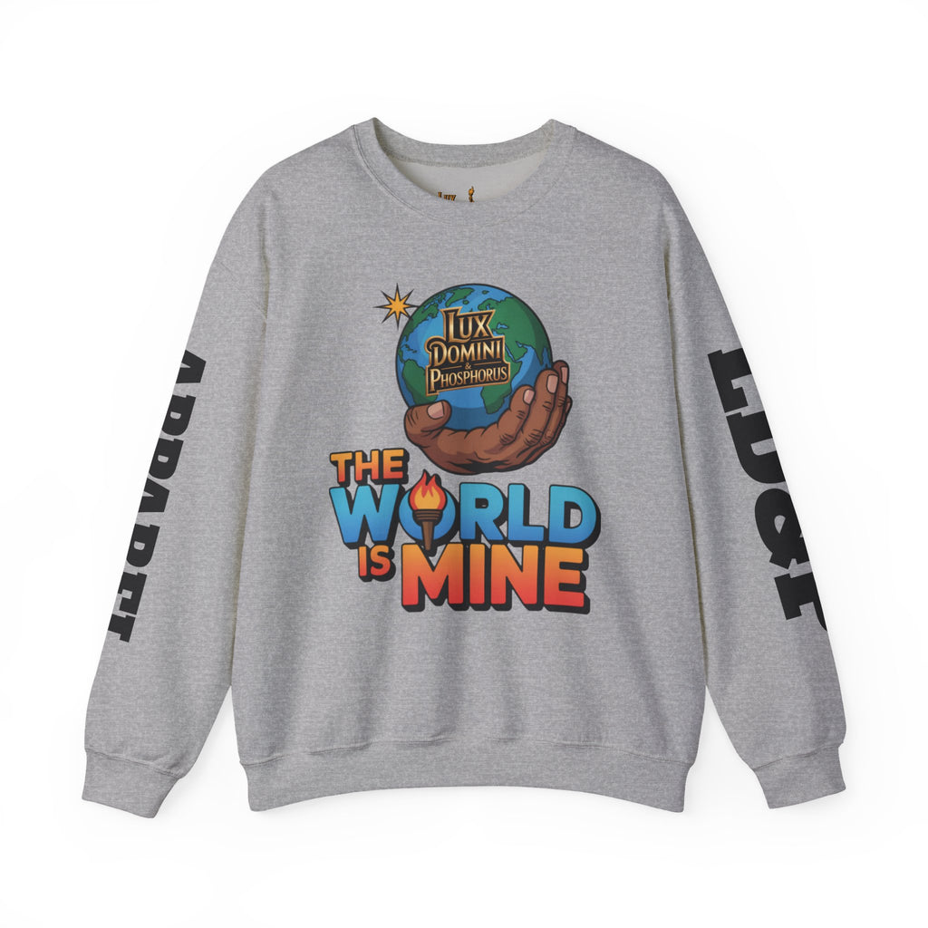 Graphic Sweatshirt - The World Is Mine LD&P APPAREL Design