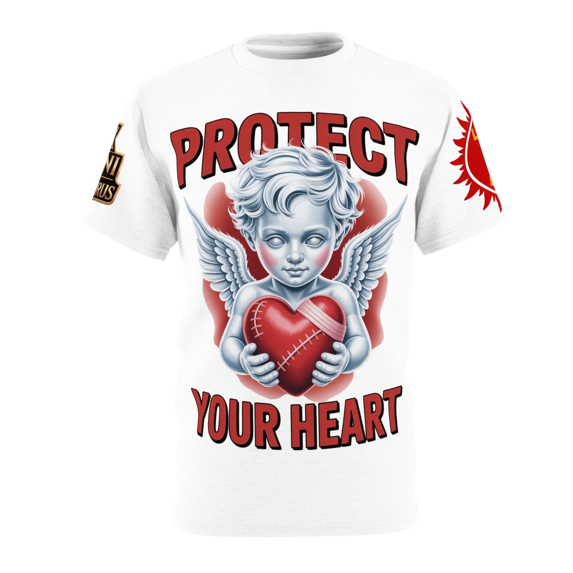 White Unisex Tee - 'protect your heart' LD&P Apparel Design