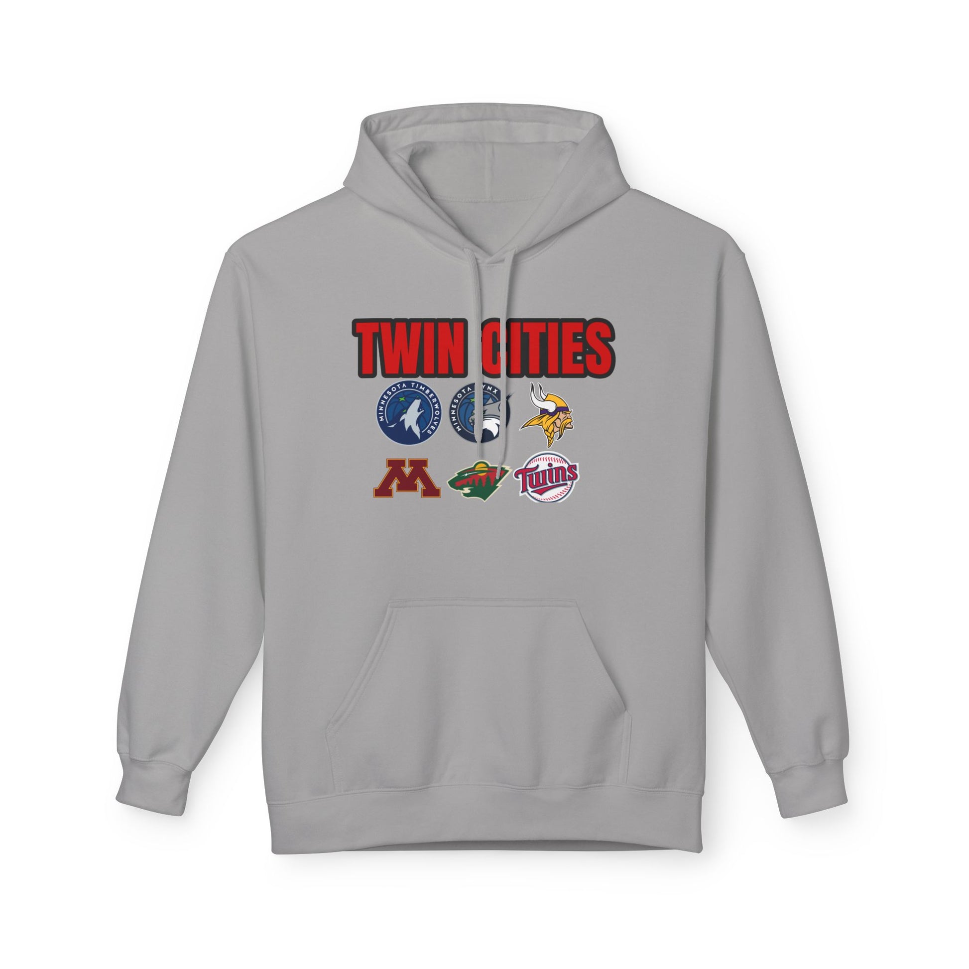 Fleece Hoodie Twin Cities Minneapolis St Paul Design