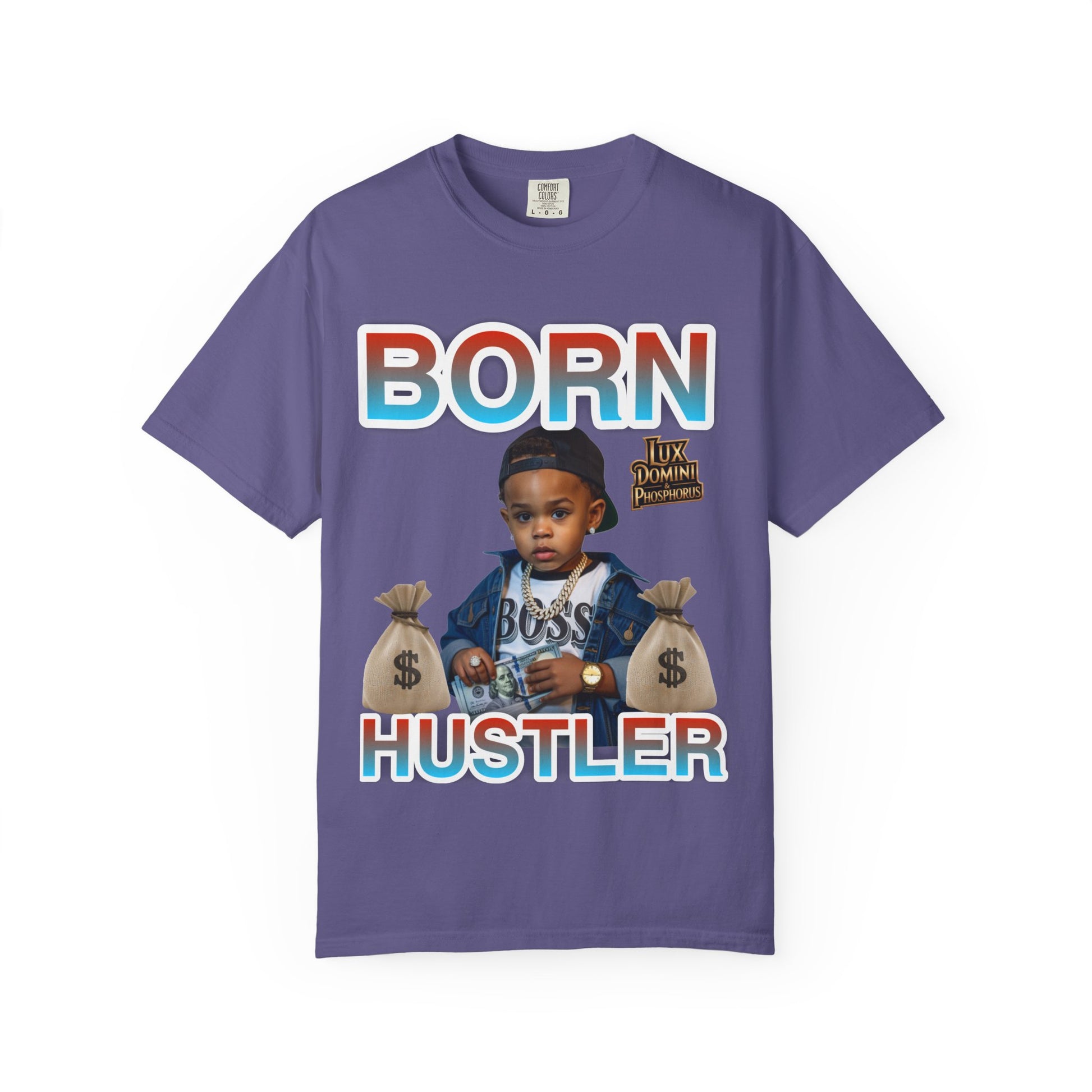 Garment-Dyed T-shirt BORN HUSTLER LD&P APPAREL