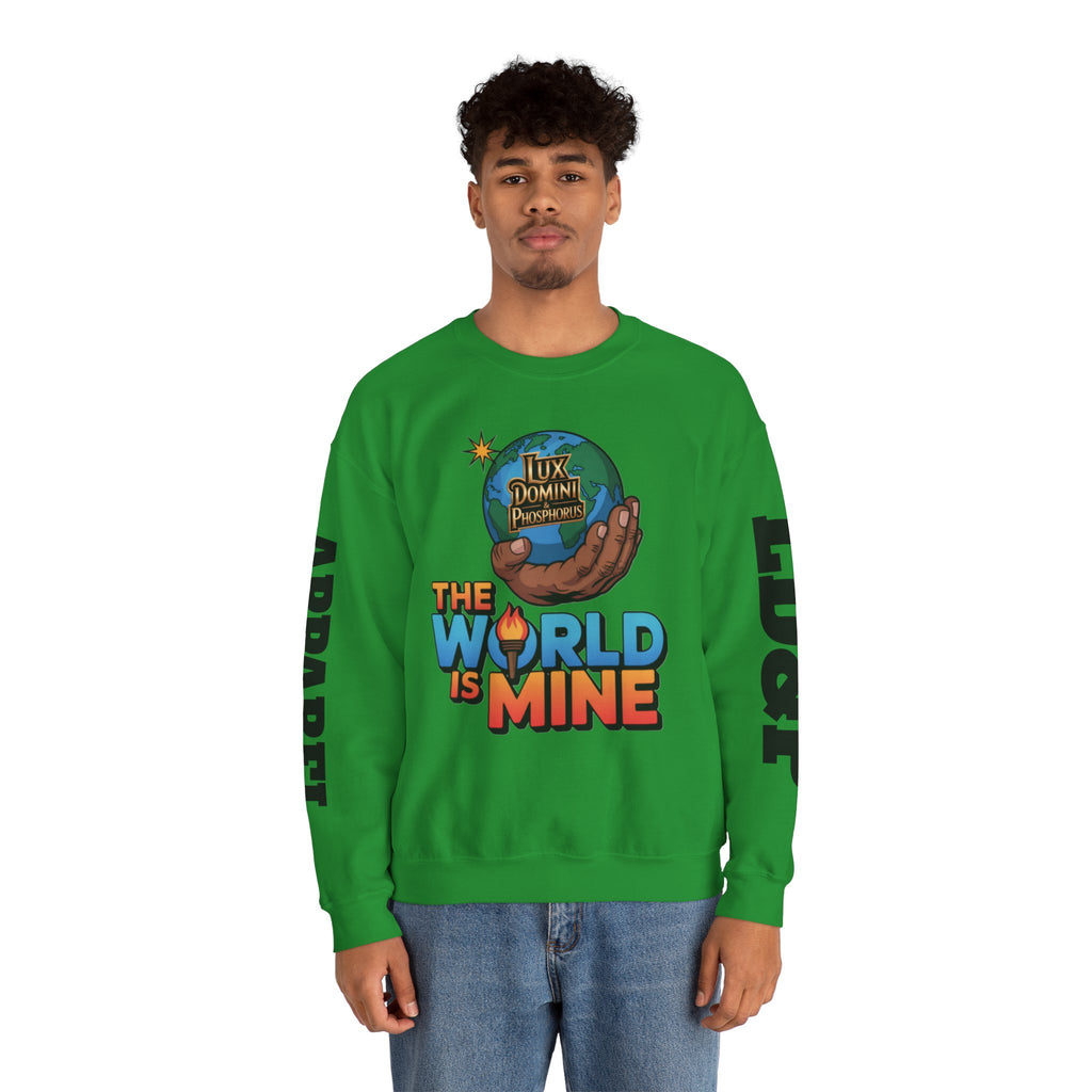 Graphic Sweatshirt - The World Is Mine LD&P APPAREL Design