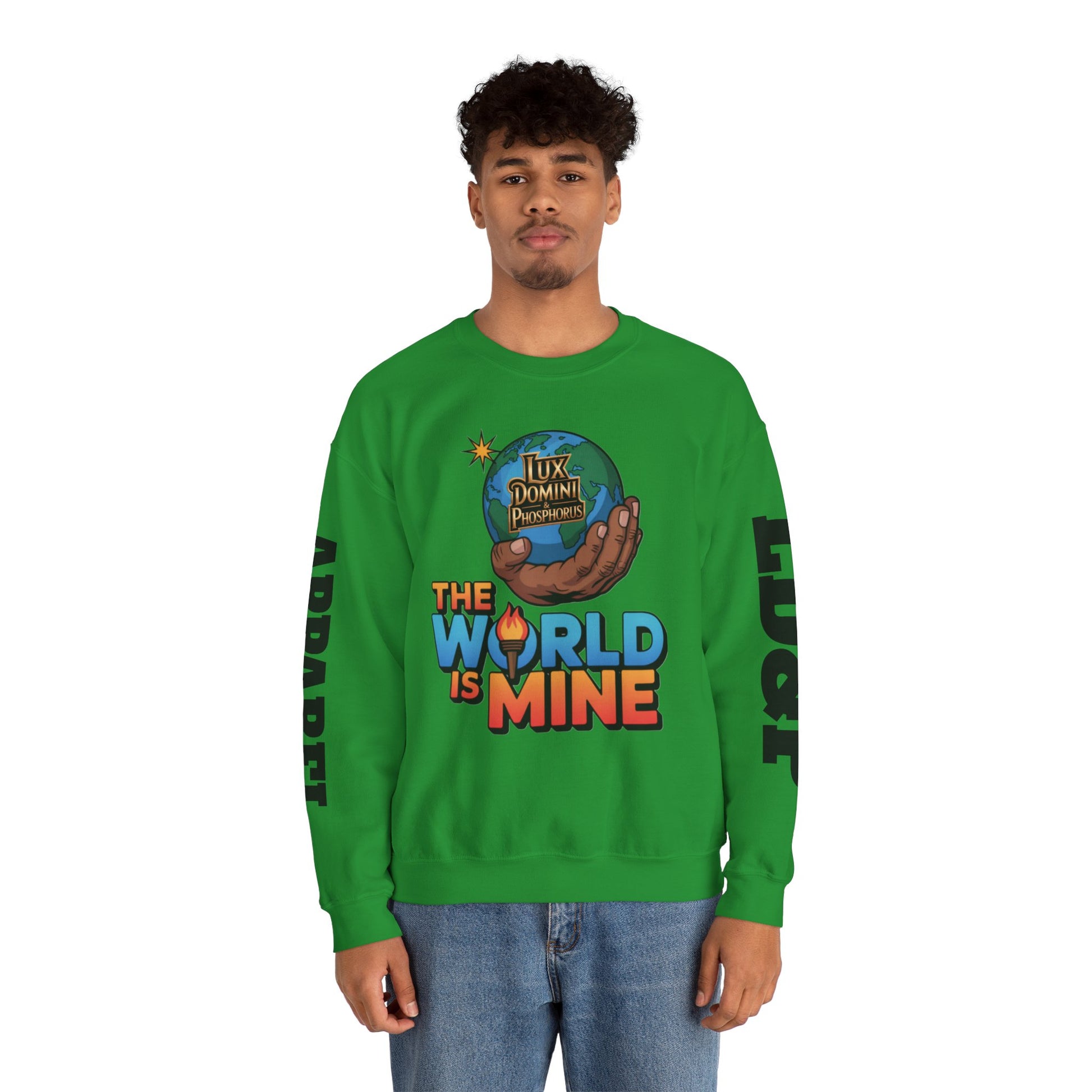 Graphic Sweatshirt - The World Is Mine LD&P APPAREL Design