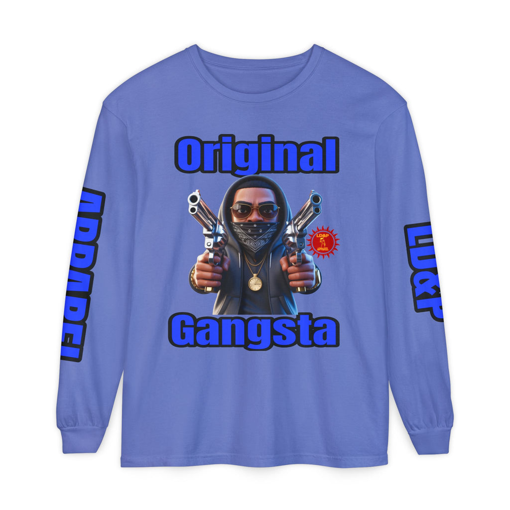 Long Sleeve T-Shirt Original Gangsta LD&amp;P Apparel Design