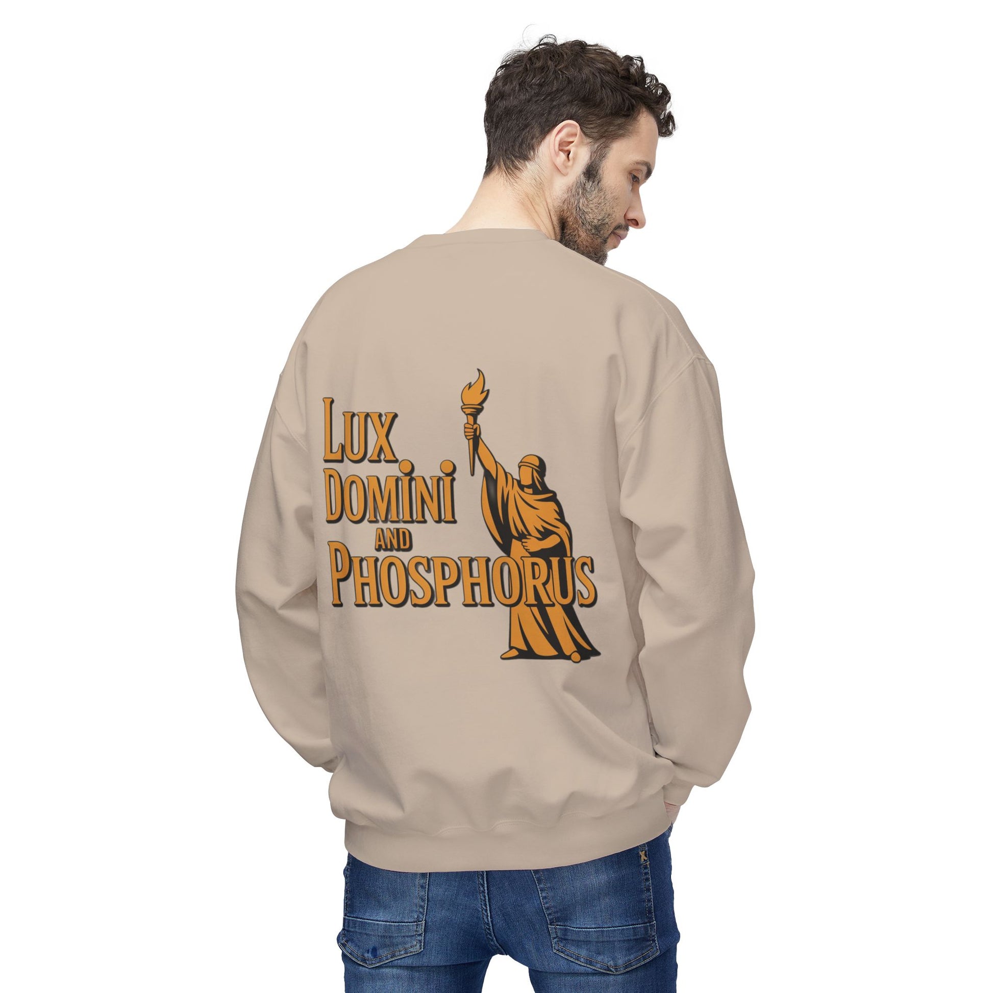 "Lux Domini and Phosphorus" crew-neck sweatshirt