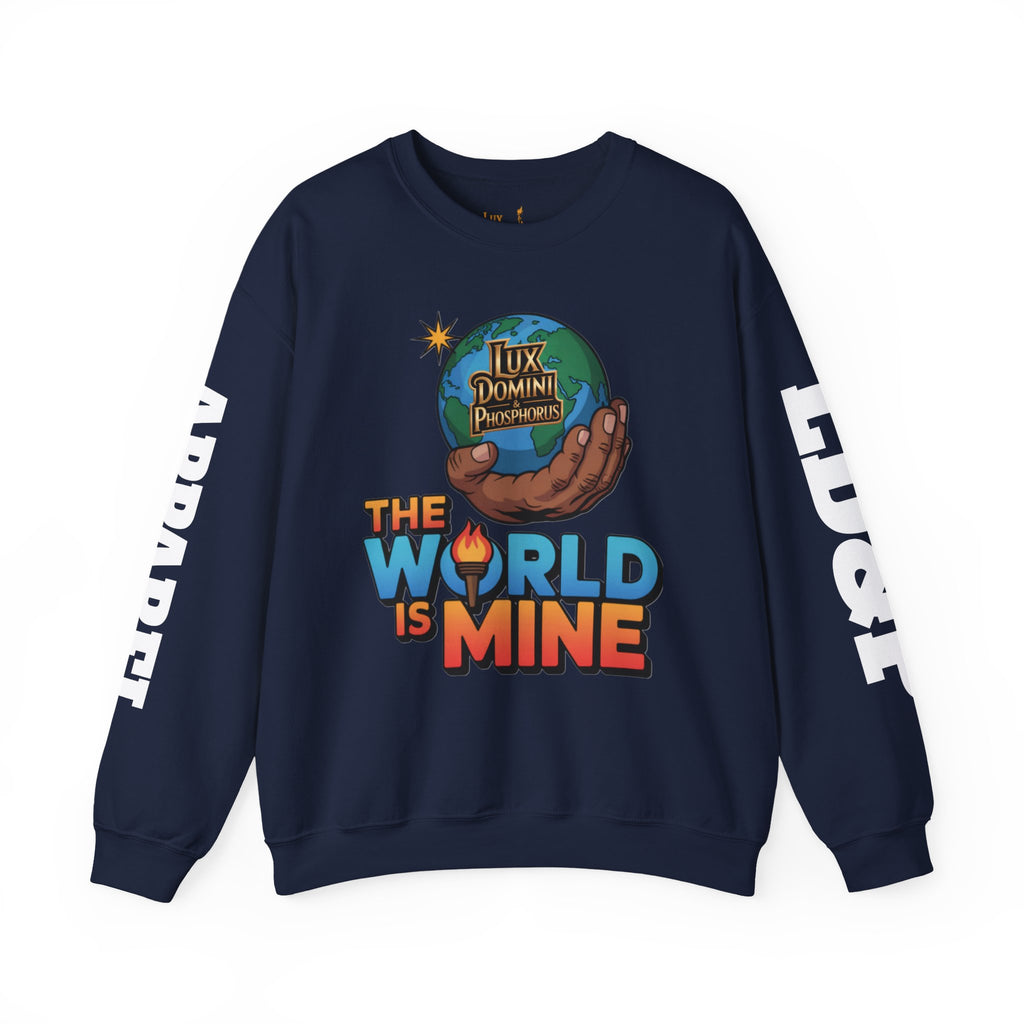 Graphic Sweatshirt - The World Is Mine LD&P APPAREL Design