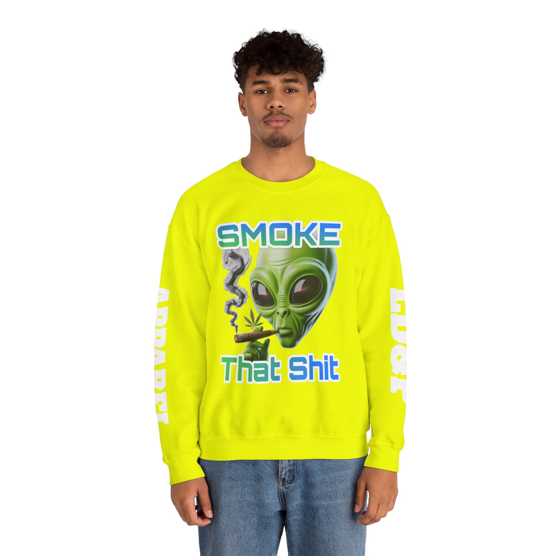 Crewneck Sweatshirt - Smoke That LD&P APPAREL Design