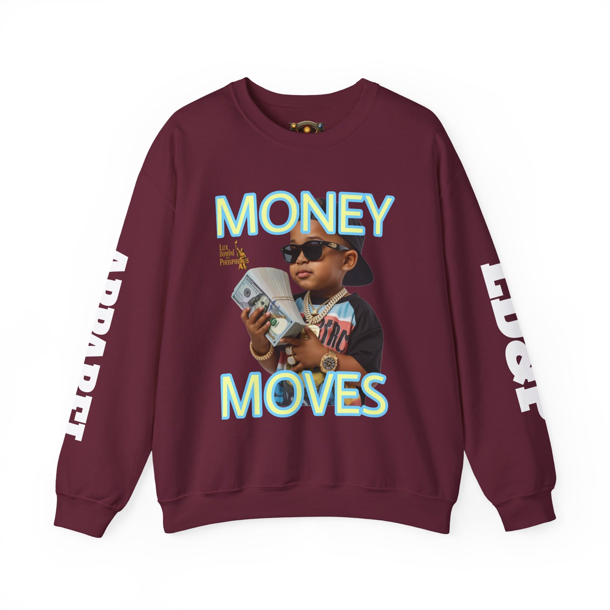 Money Moves Unisex Sweatshirt - LD&P APPAREL