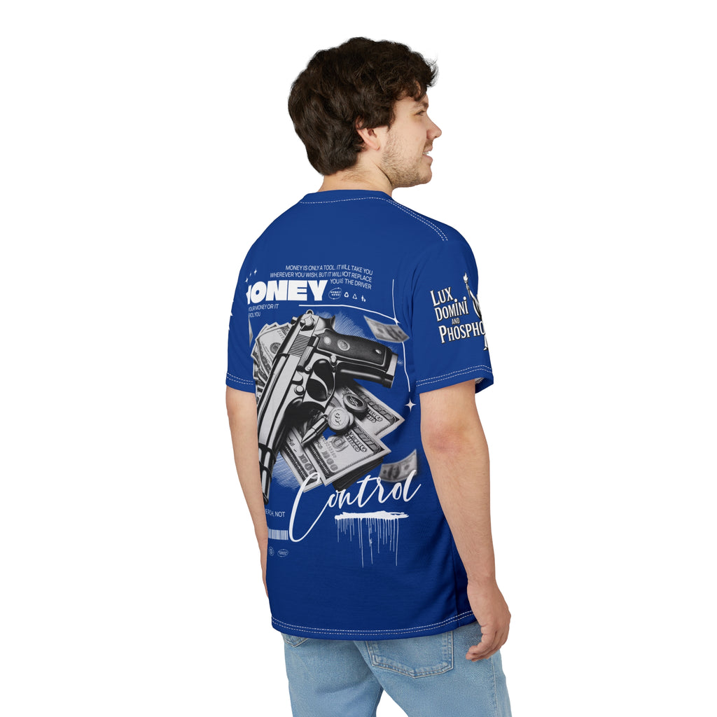 Money Control Graphic Tee LD&P APPAREL BLUE