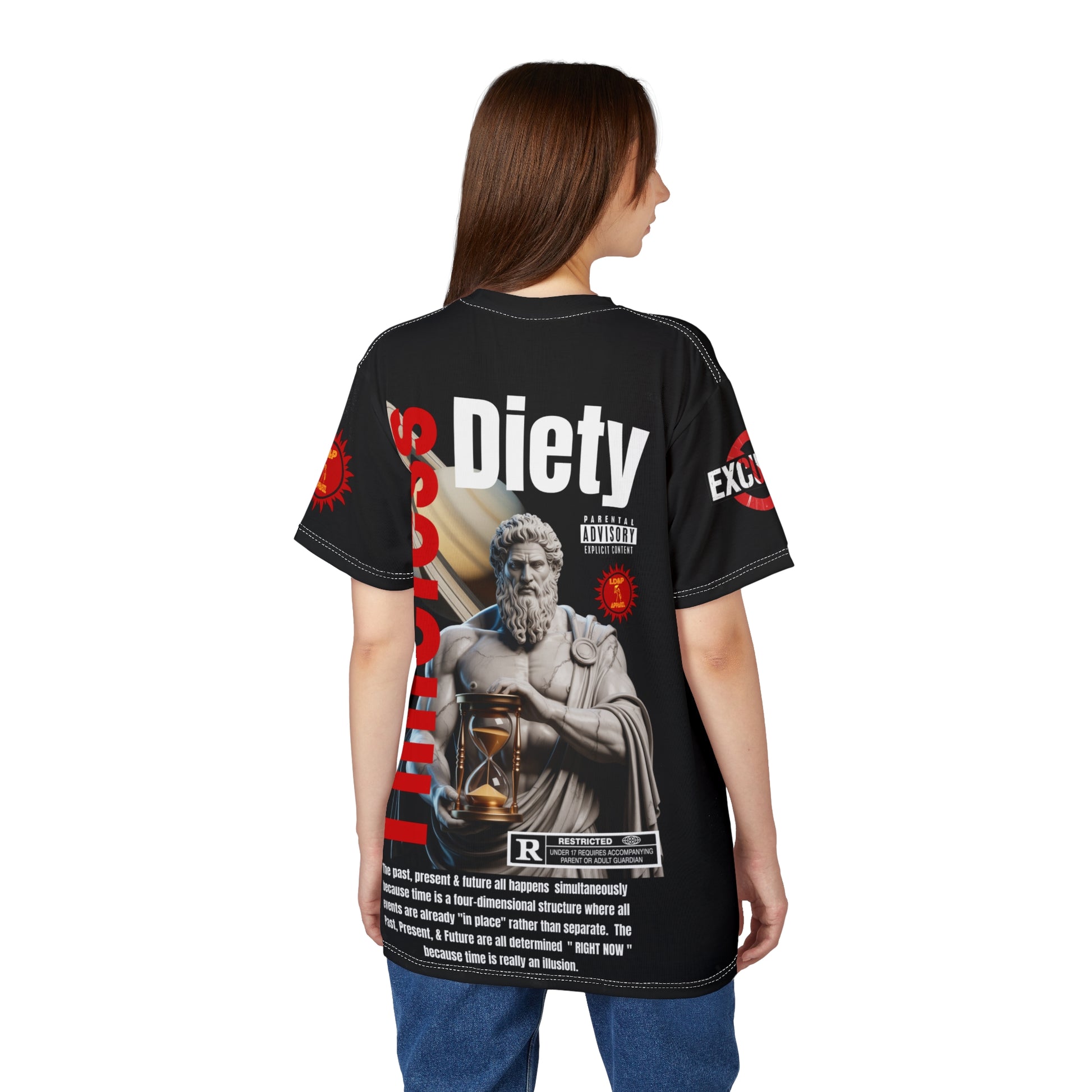 Timeless Diety Graphic Tee LD&P APPAREL Black