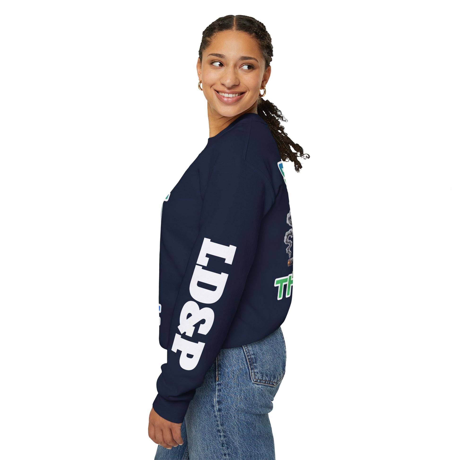 Crewneck Sweatshirt - Smoke That LD&P APPAREL Design