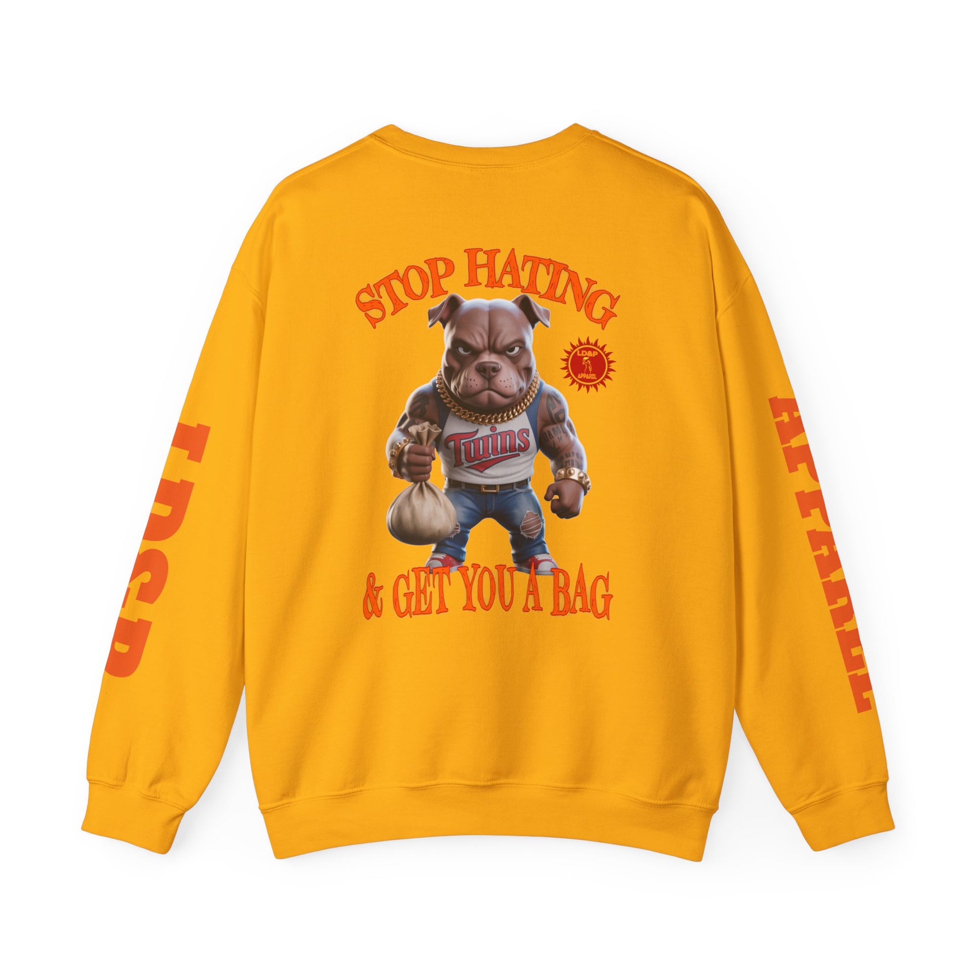 Unisex Sweatshirt Stop Hating LD&P Apparel Design