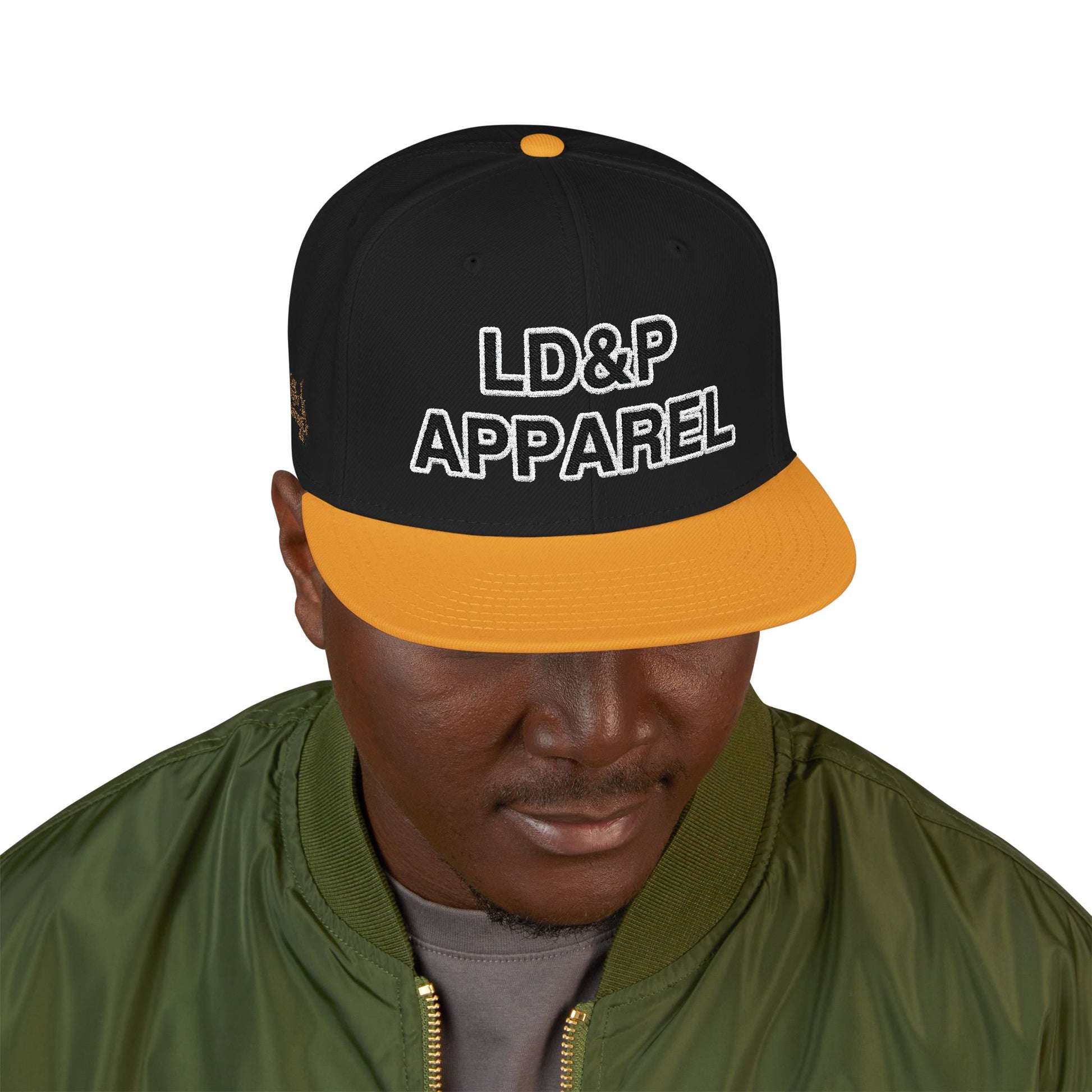 Embroidered Snapback Cap - LD&P Apparel Design