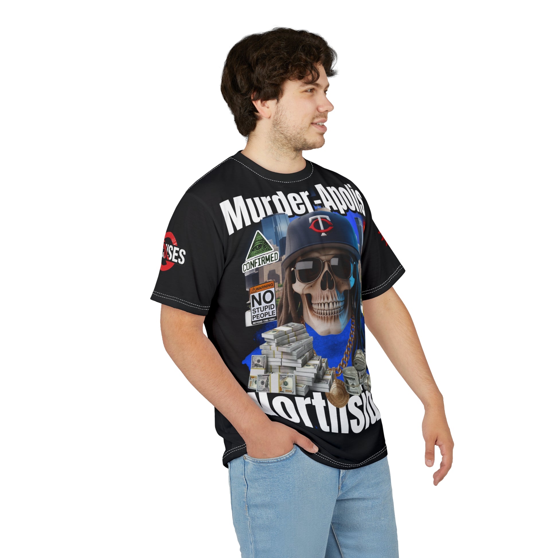 Murder-Apolis Northside LD&P APPAREL GRAPHIC Tee Black