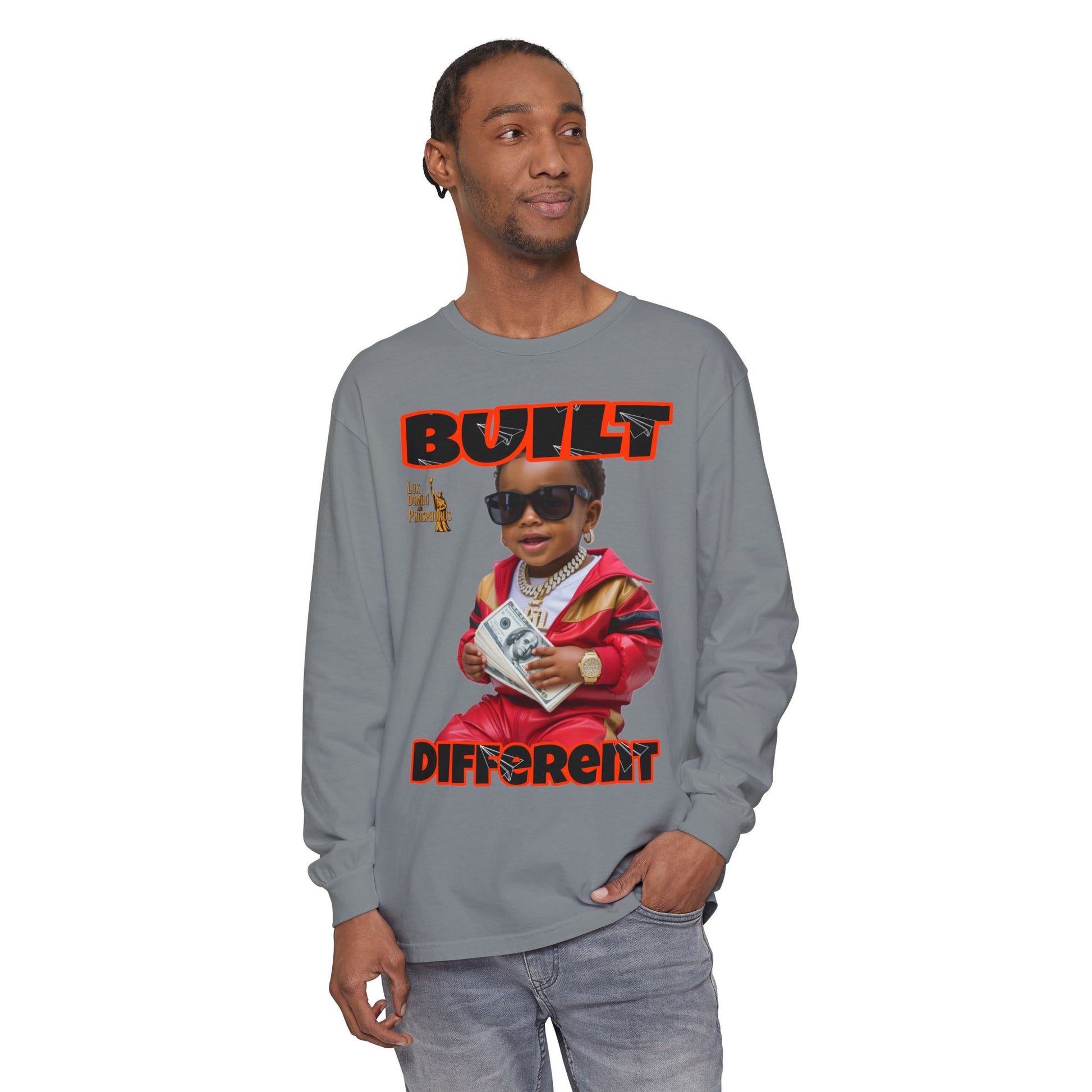 Long Sleeve T-Shirt - Built Different LD&P Apparel Design