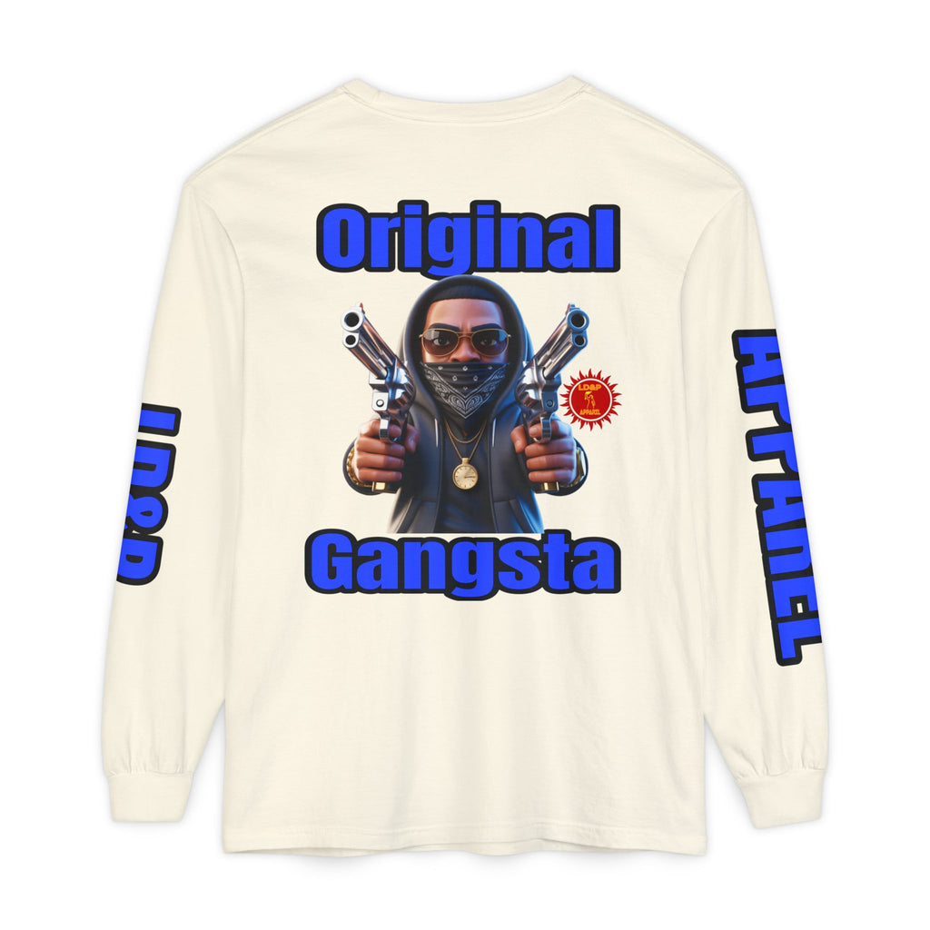 Long Sleeve T-Shirt Original Gangsta LD&amp;P Apparel Design