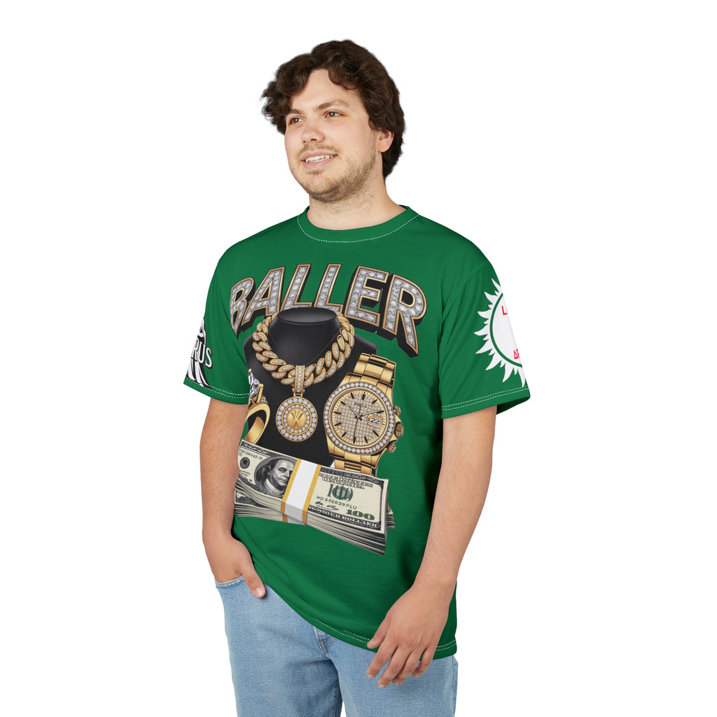Baller  Unisex Tee - LD&P Apparel Design green