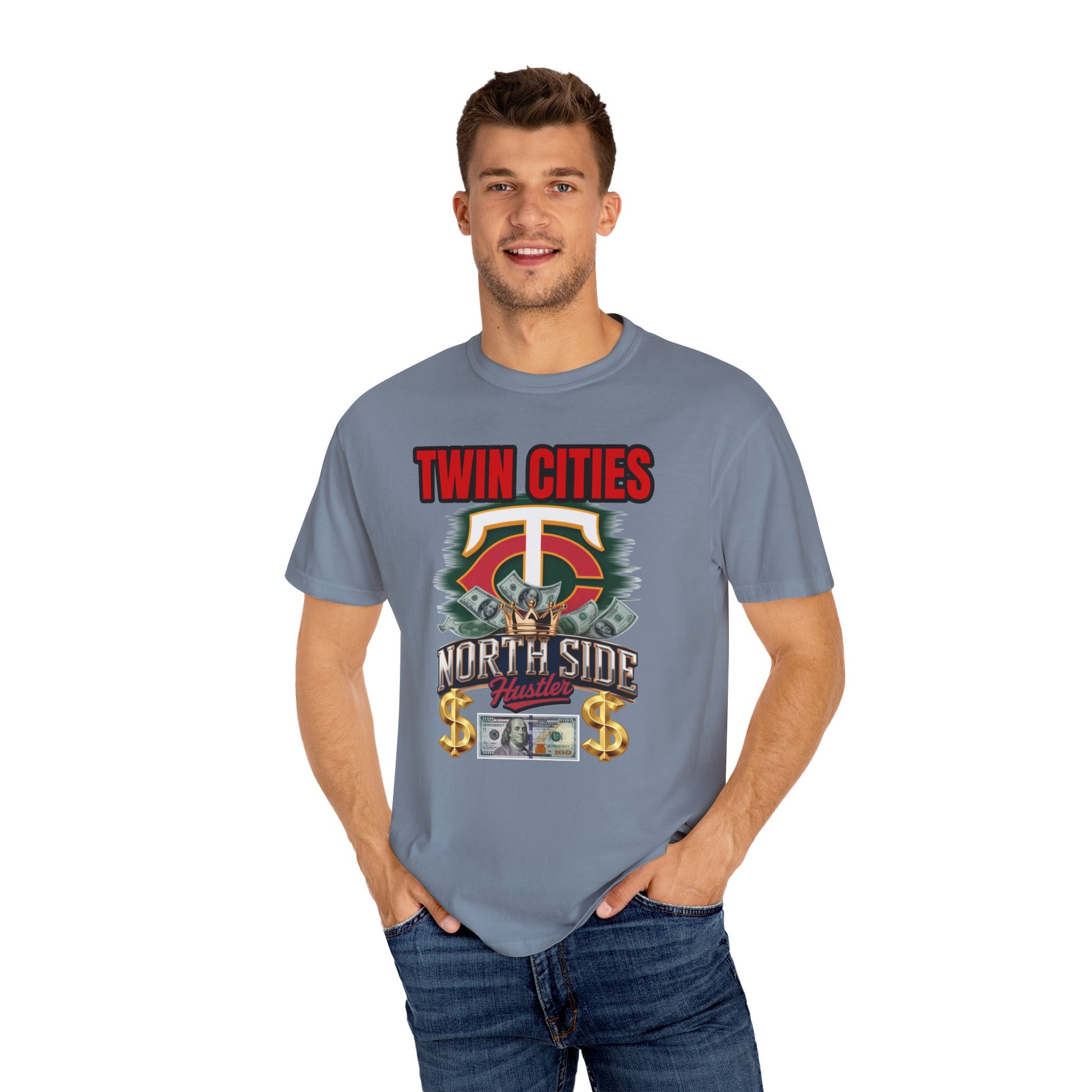 Garment-Dyed T-shirt - TC Northside HUSTLER