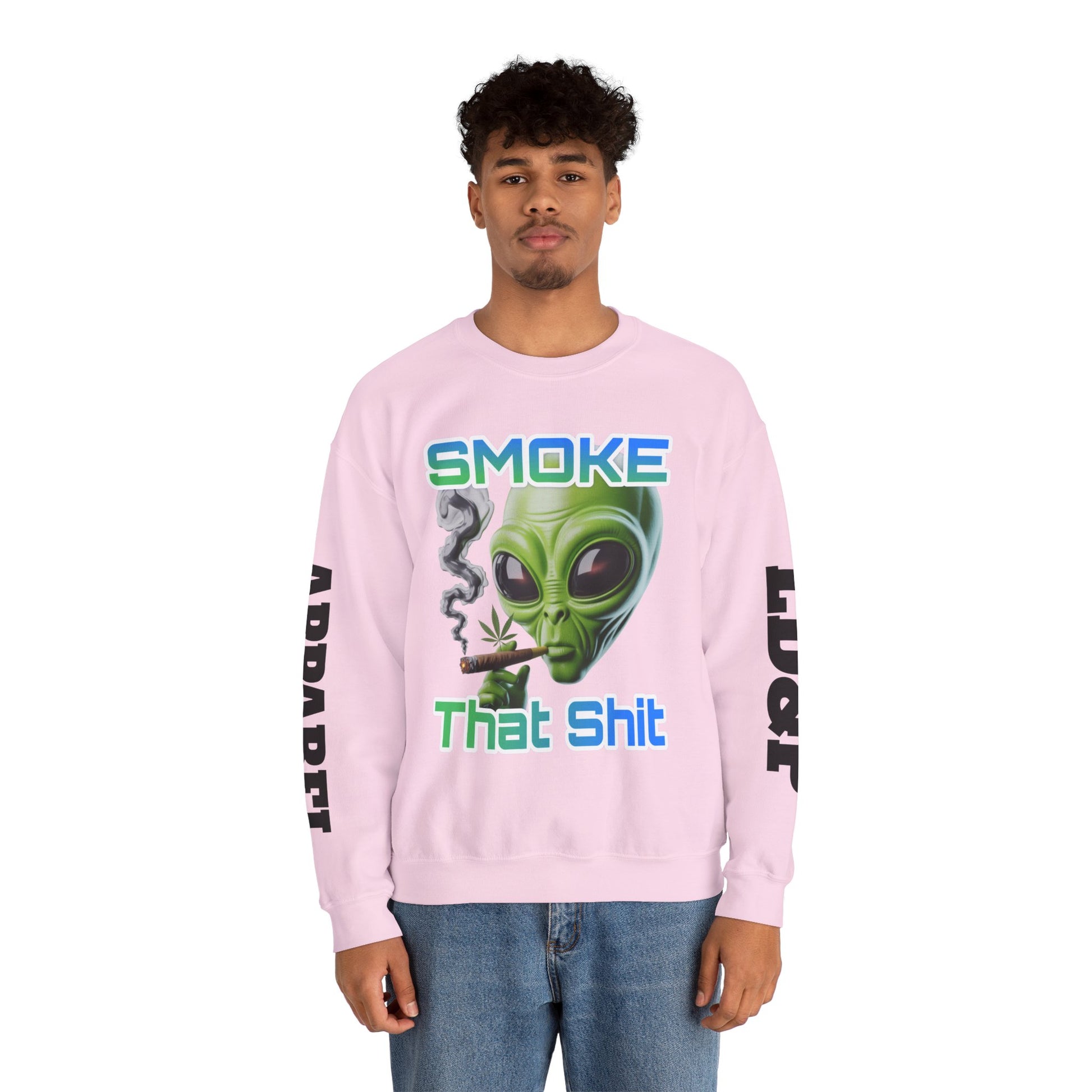 Crewneck Sweatshirt - Smoke That LD&P APPAREL Design